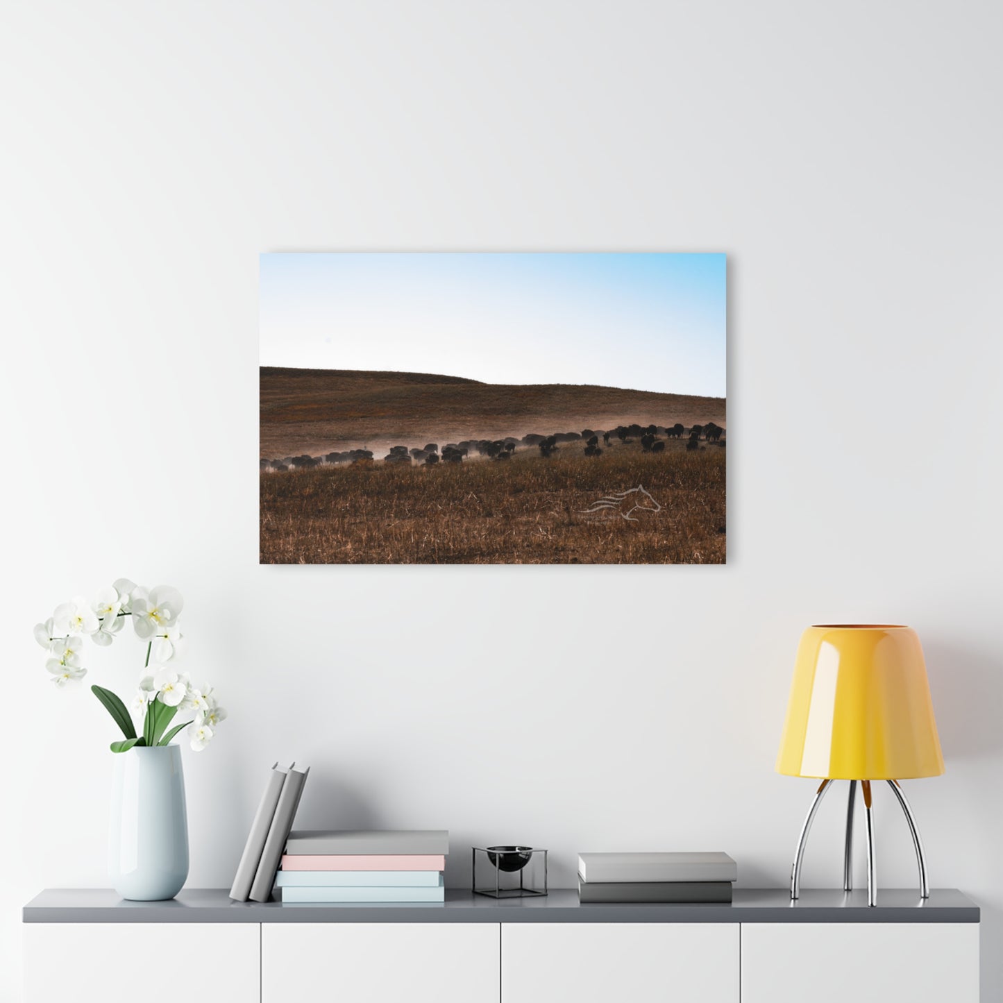 Buffalo Herd Acrylic