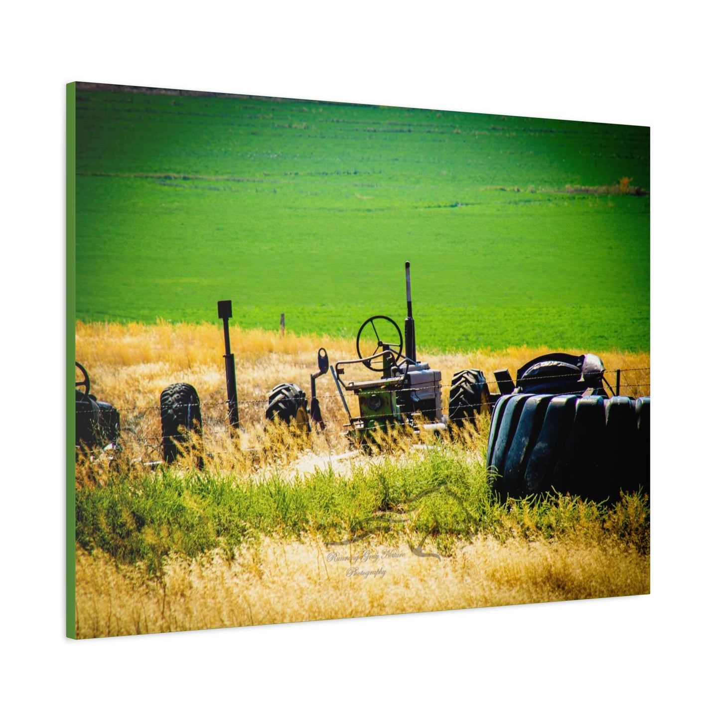 Rustic Tractor Canvas