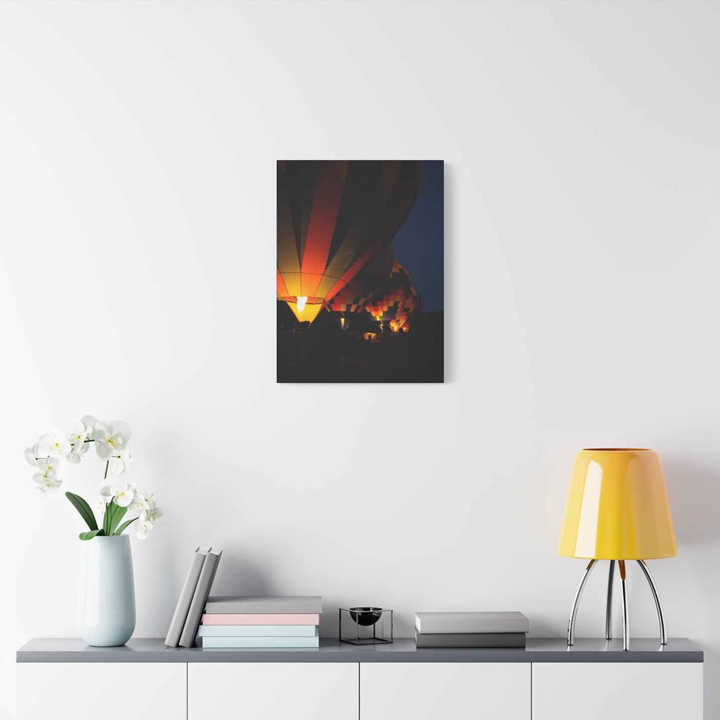 Vibrant Hot Air Balloon Canvas