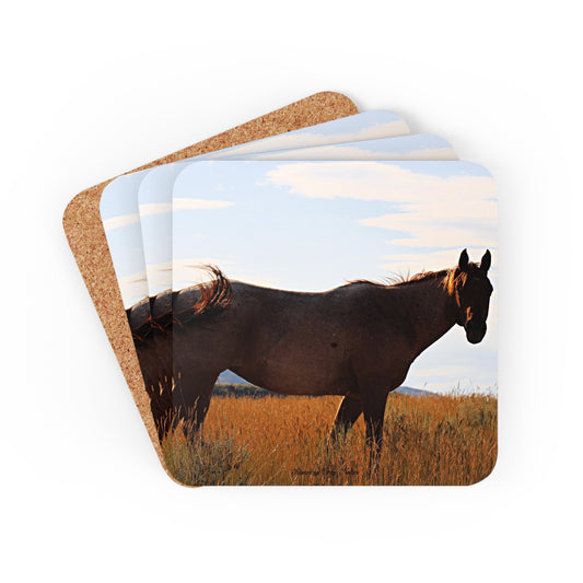 Fly Flicker Corkwood Coaster Set