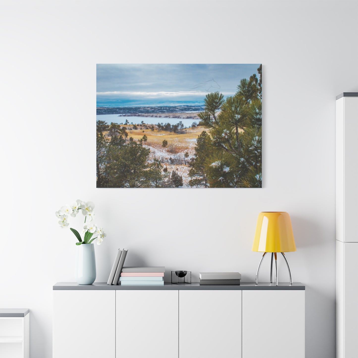 Guernsey View Wyoming Canvas