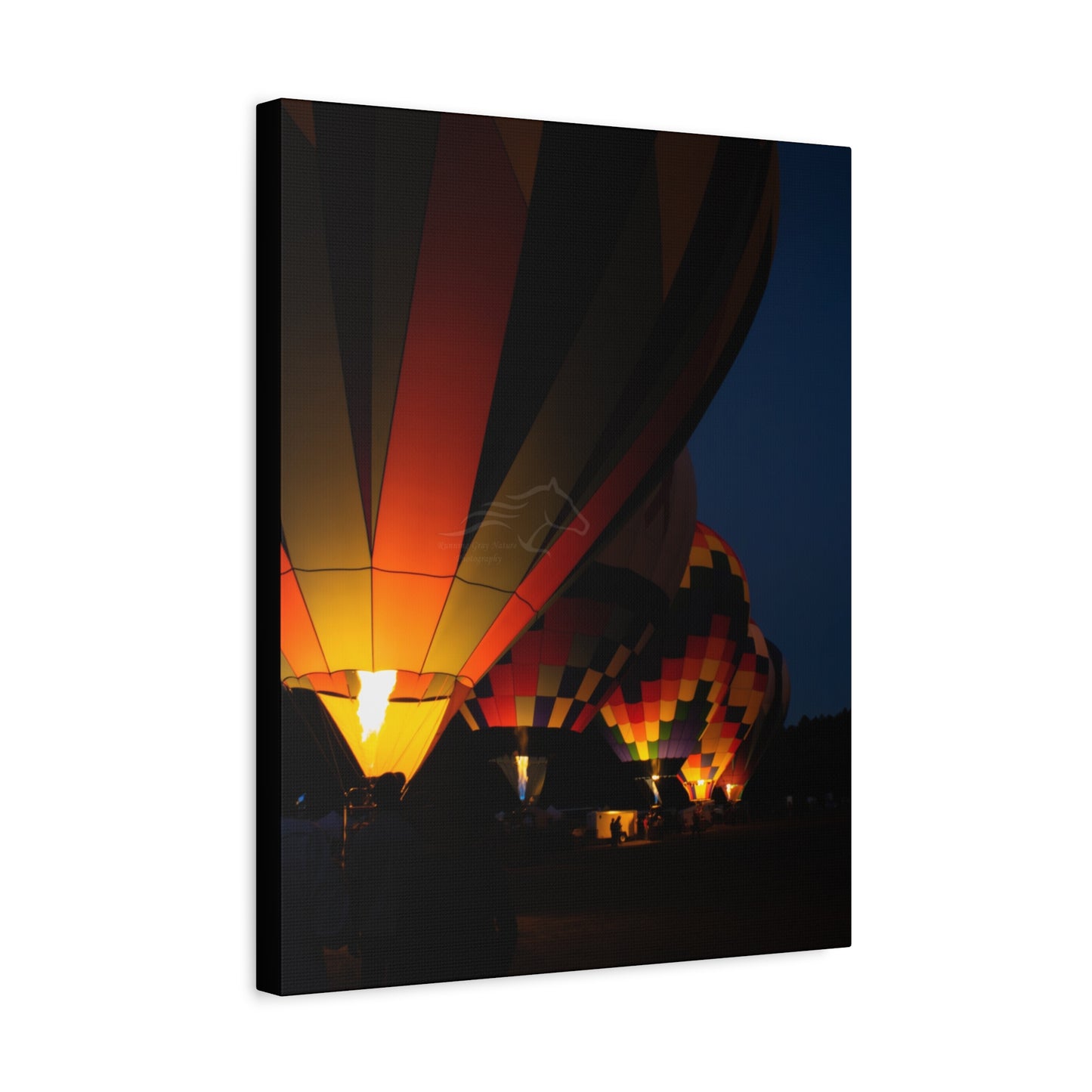 Vibrant Hot Air Balloon Canvas
