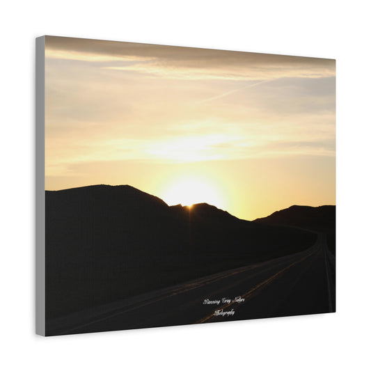 Sheridan Wyoming Back Road Matte Canvas, Stretched, 1.25"