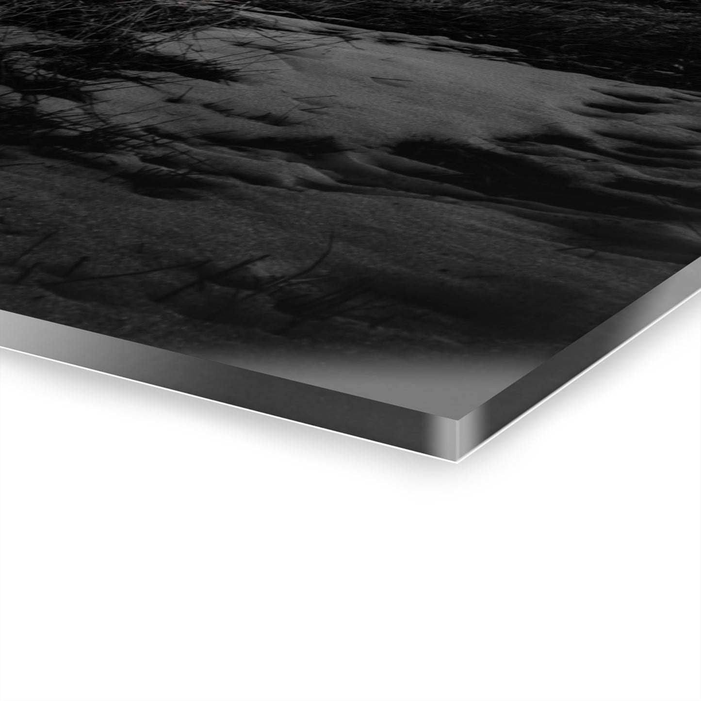 Black and Rusty Farm Equipment Acrylic