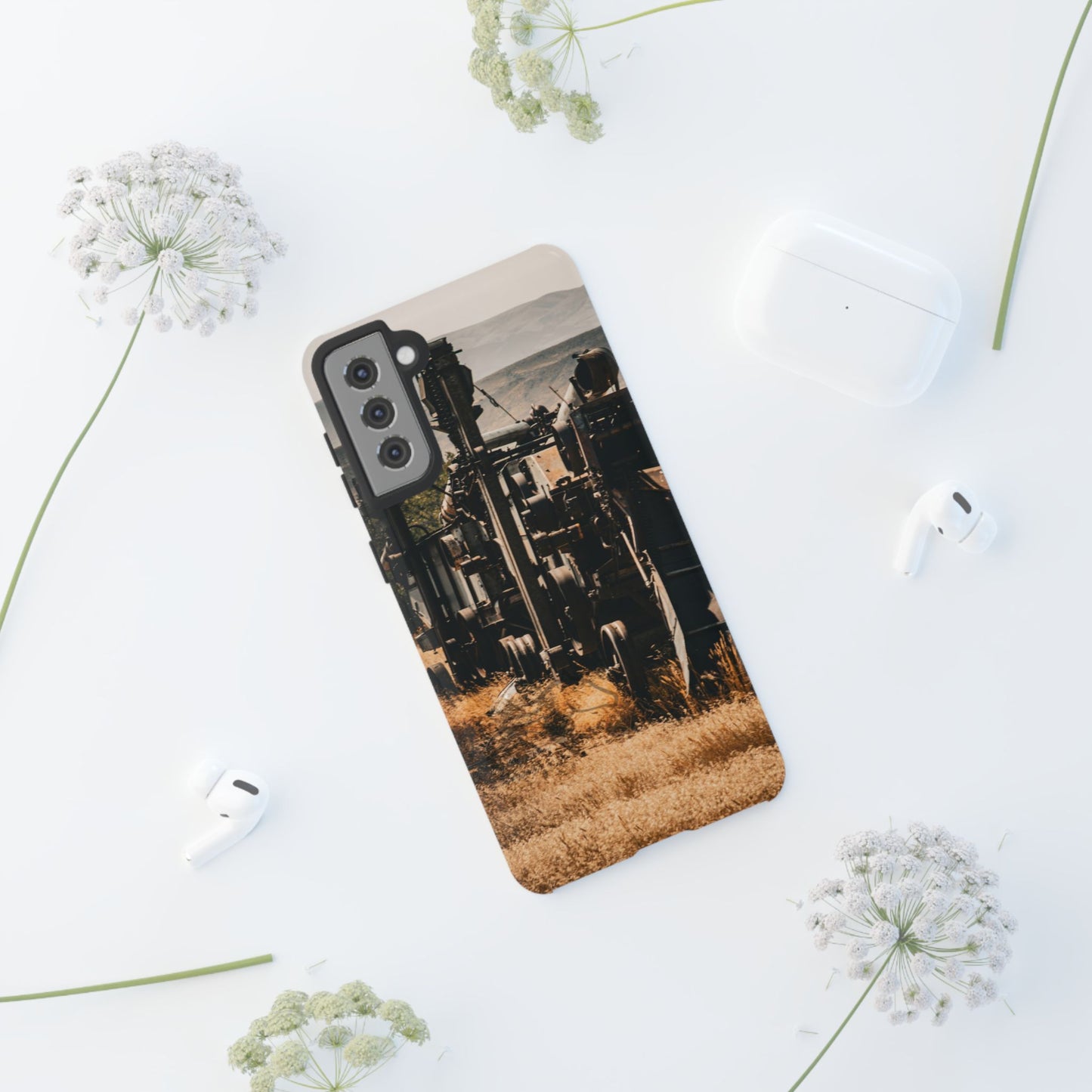 Rustic Farm Equipment Tough Case