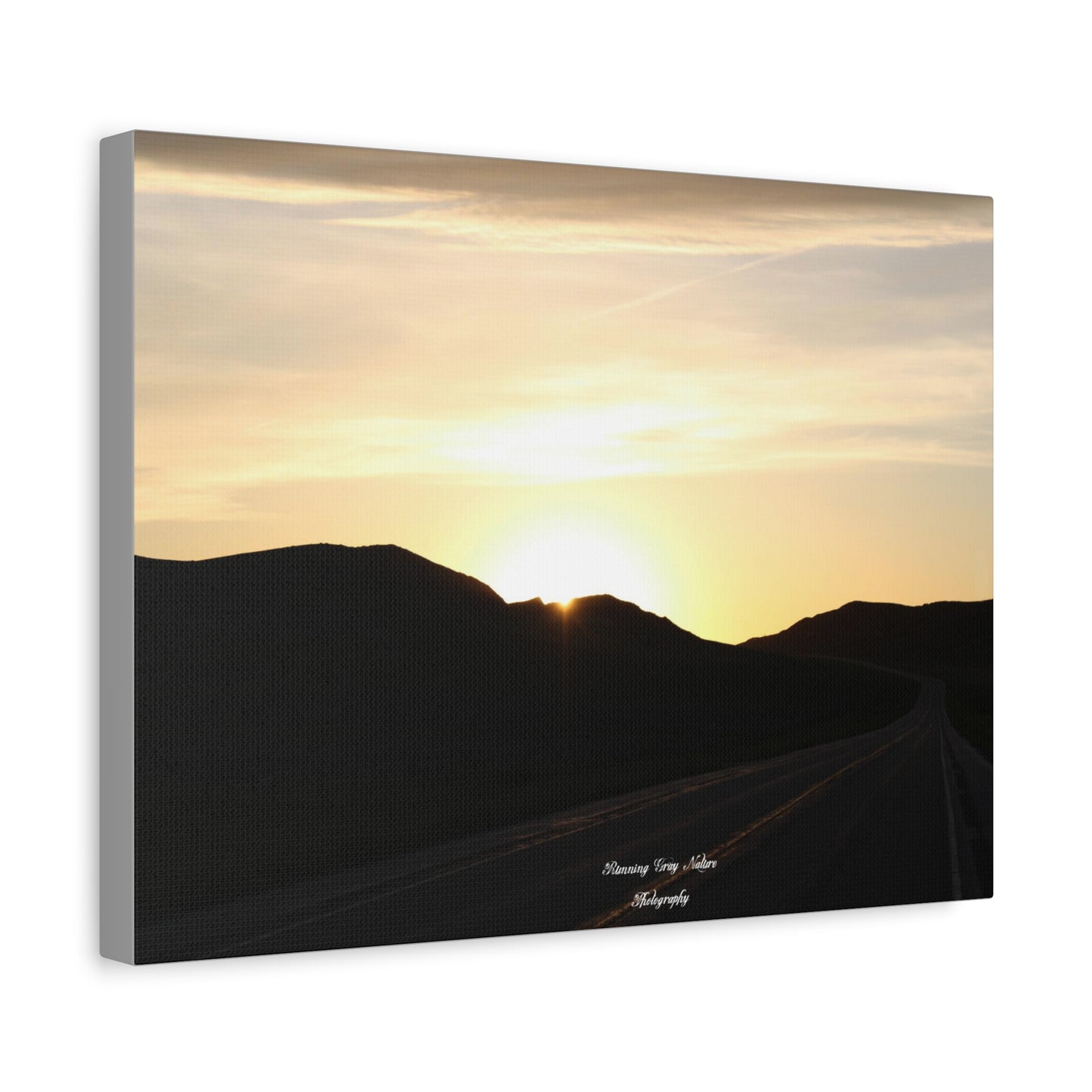 Sheridan Wyoming Back Road Matte Canvas, Stretched, 1.25"