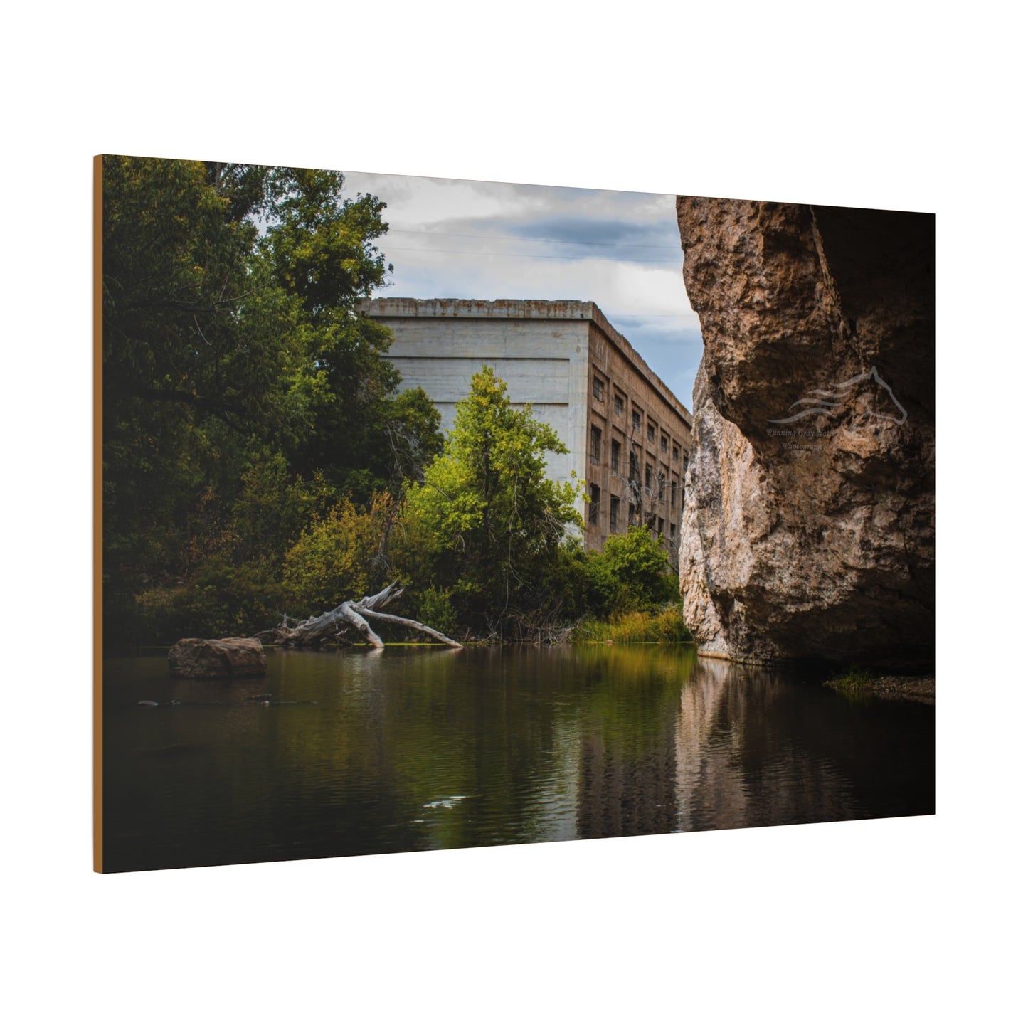 Rustic Ayres Natural Bridge Building Canvas