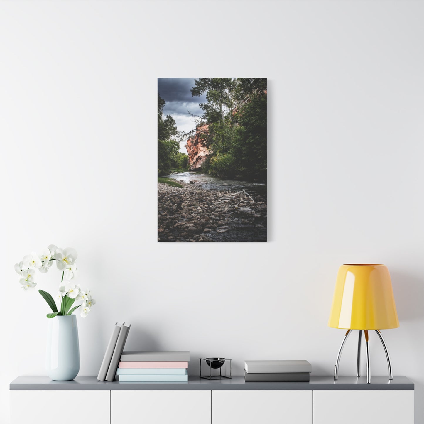 Storm Cloudes near Ayres Natural Bridge Canvas