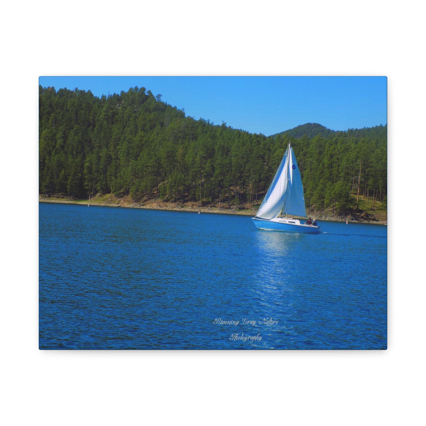 Sailboat Matte Canvas, Stretched, 1.25"