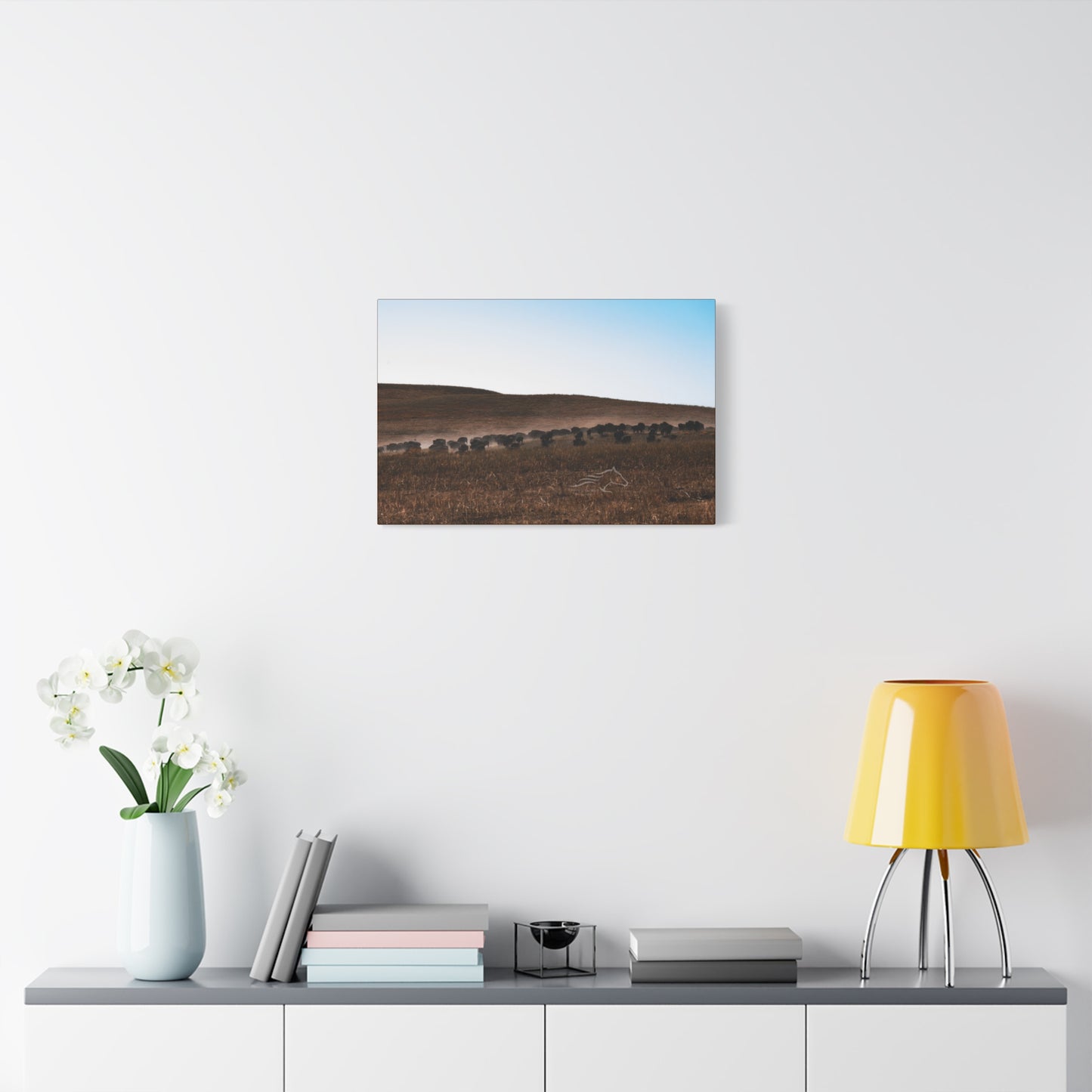Buffalo Herd Canvas