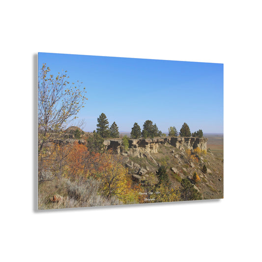 Fall Time Cliff Acrylic Prints