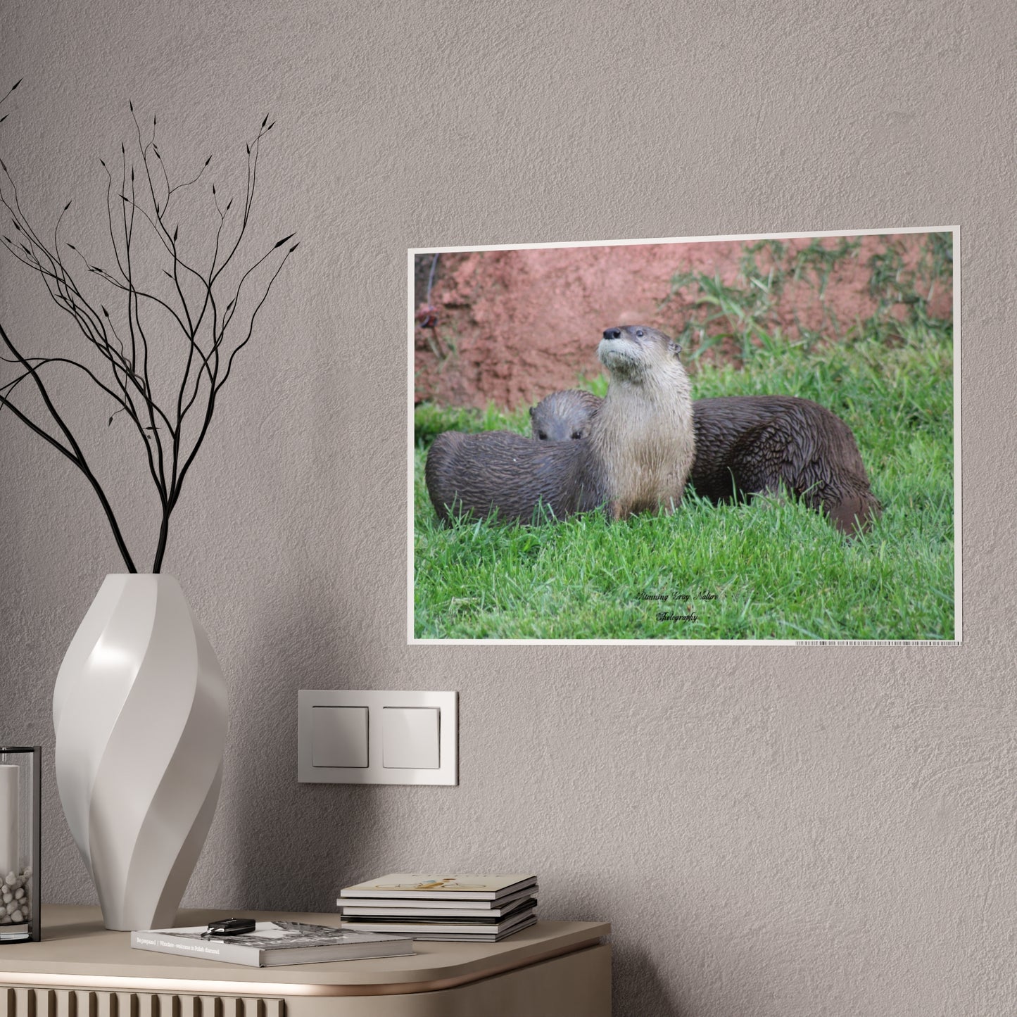 Poster Board Otter Stare