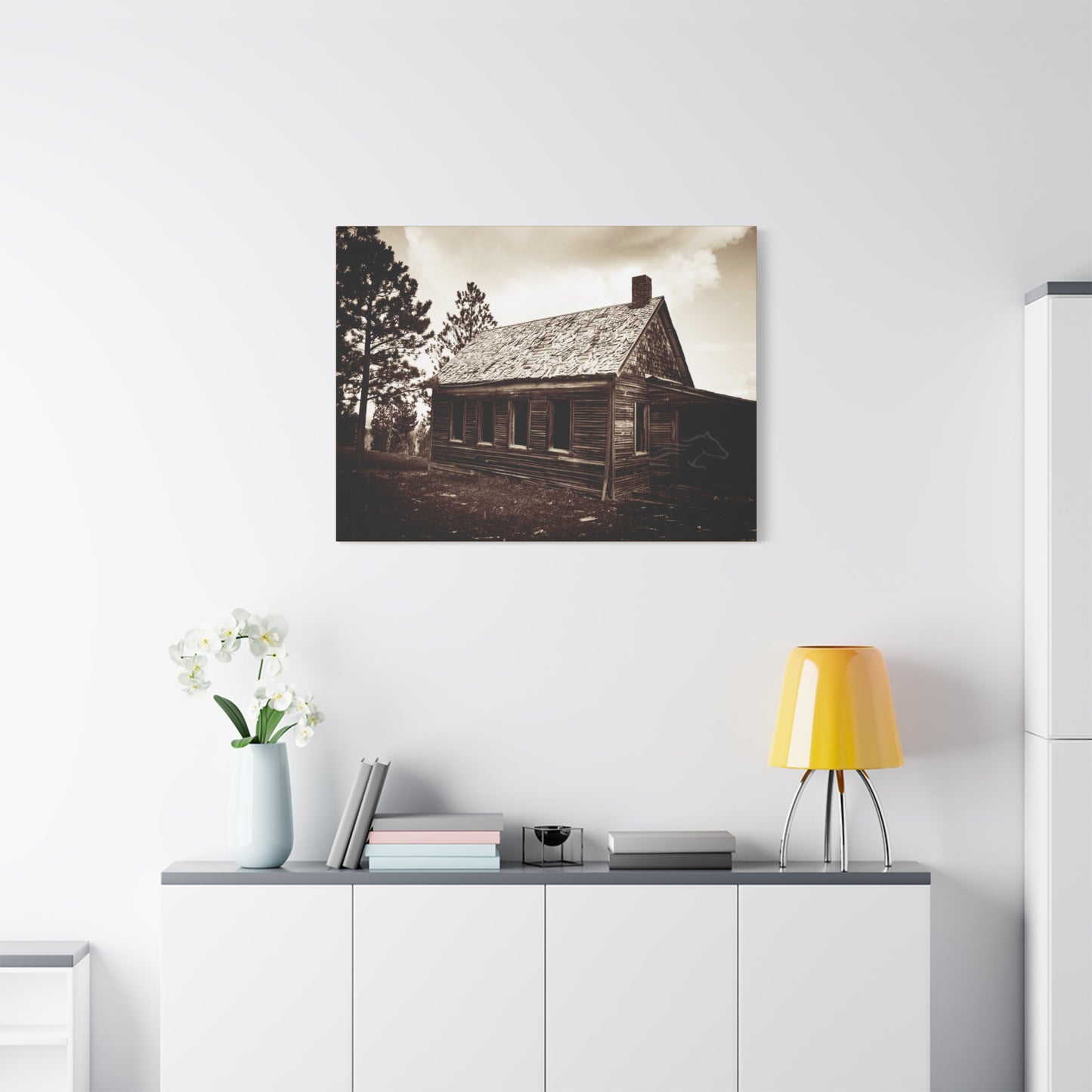 Rustic Bunk House Canvas