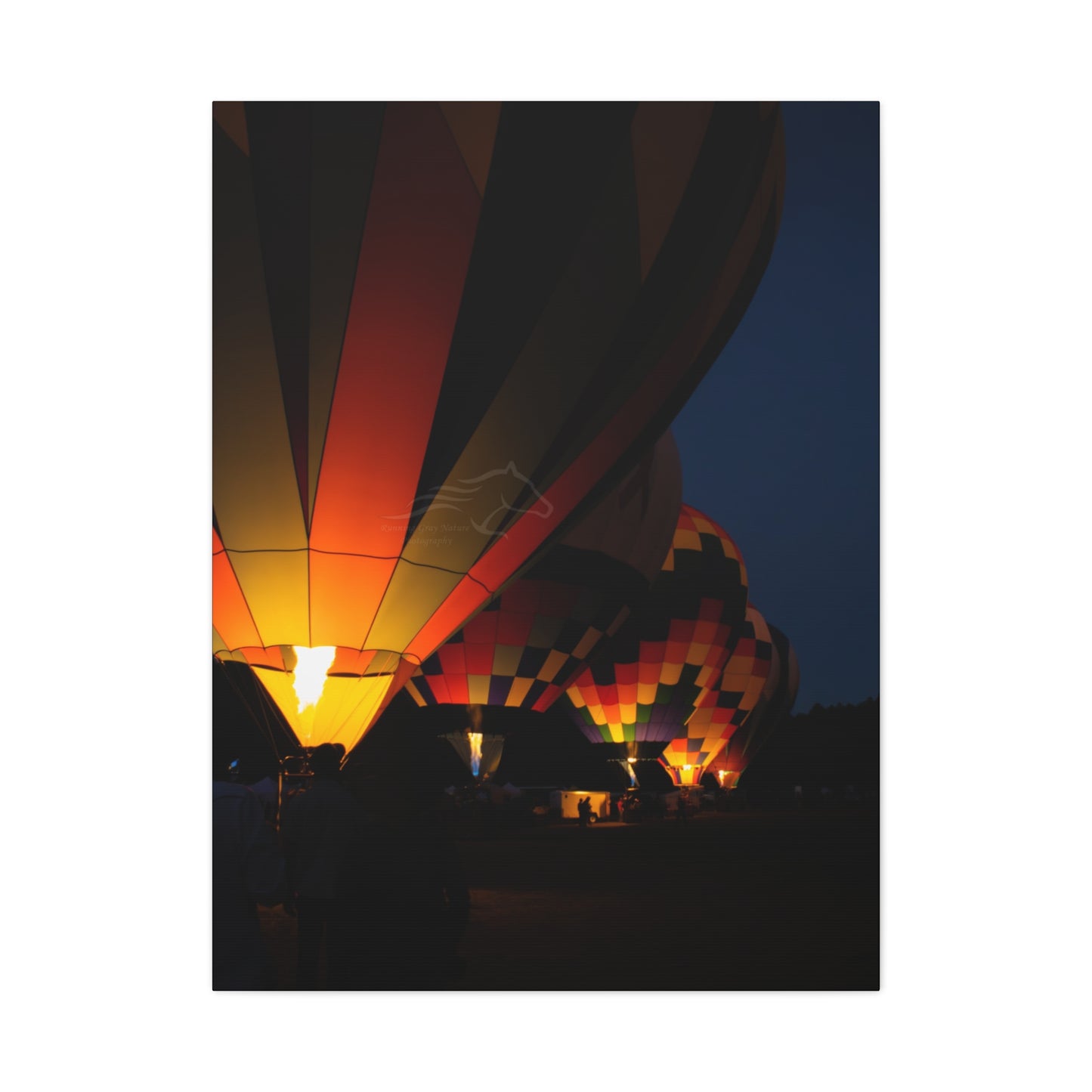 Vibrant Hot Air Balloon Canvas