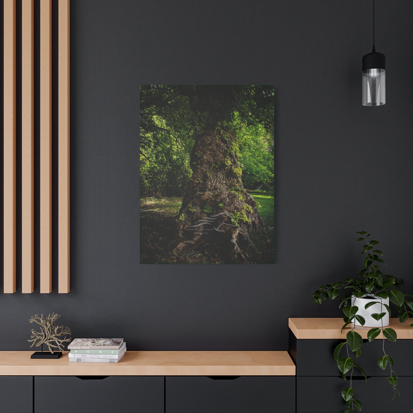 Natural Green Tree Canvas