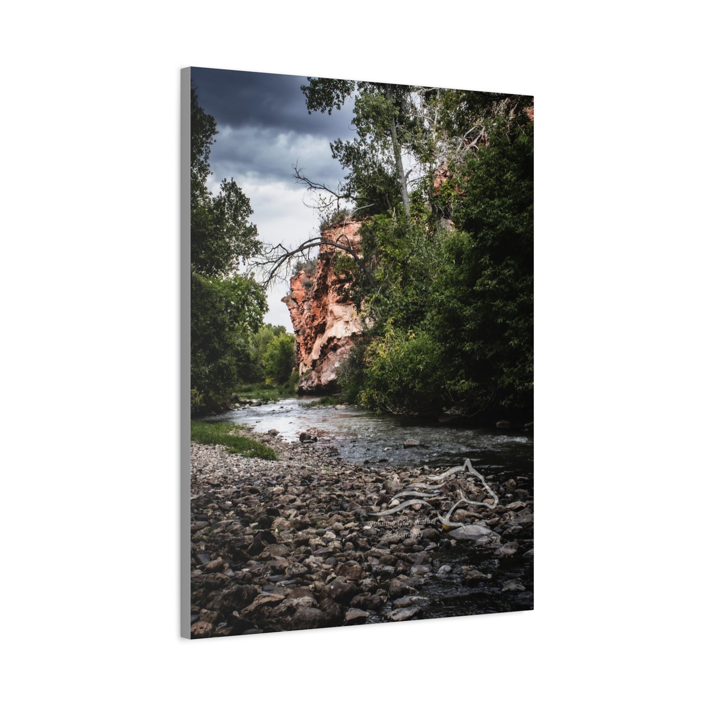 Storm Cloudes near Ayres Natural Bridge Canvas