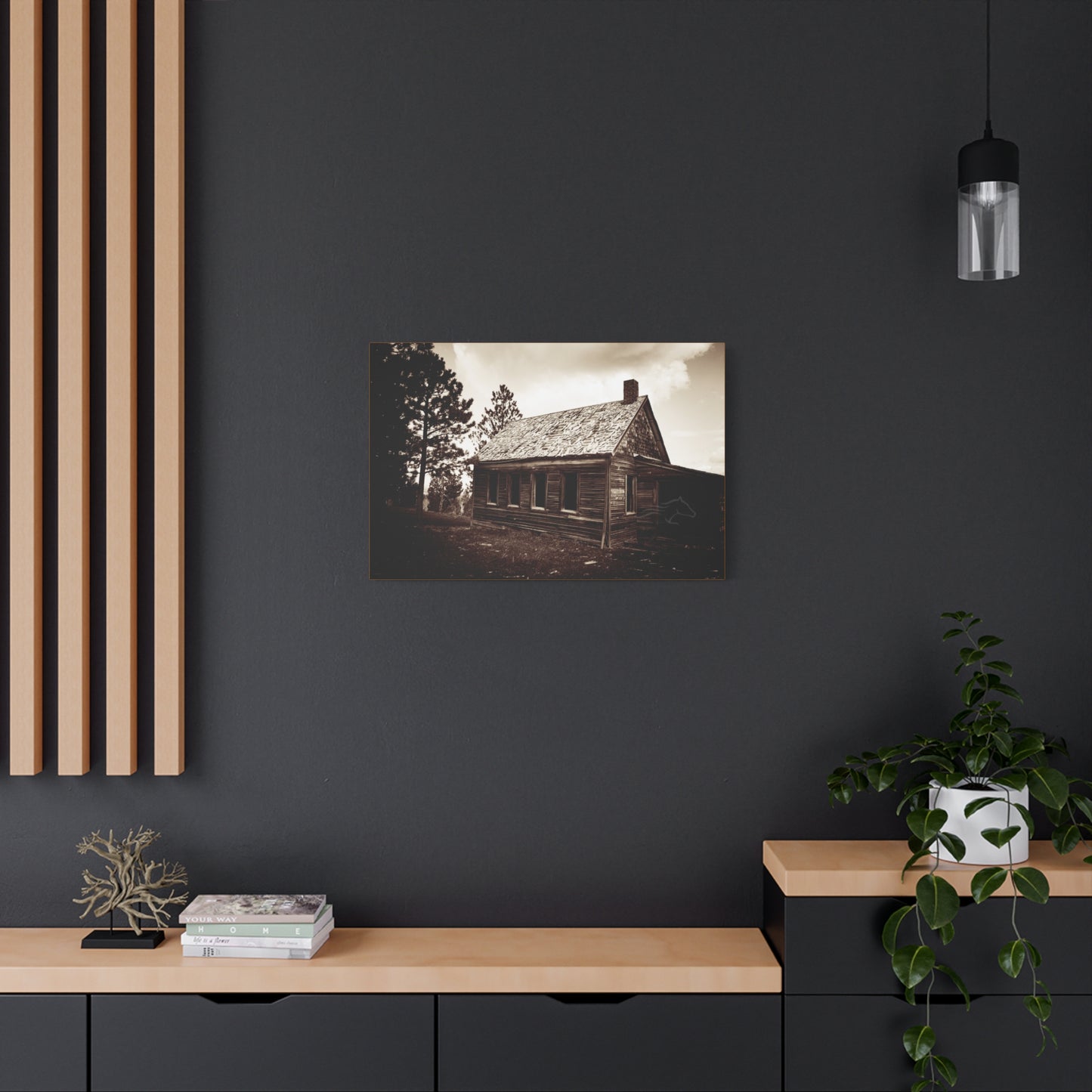 Rustic Bunk House Canvas