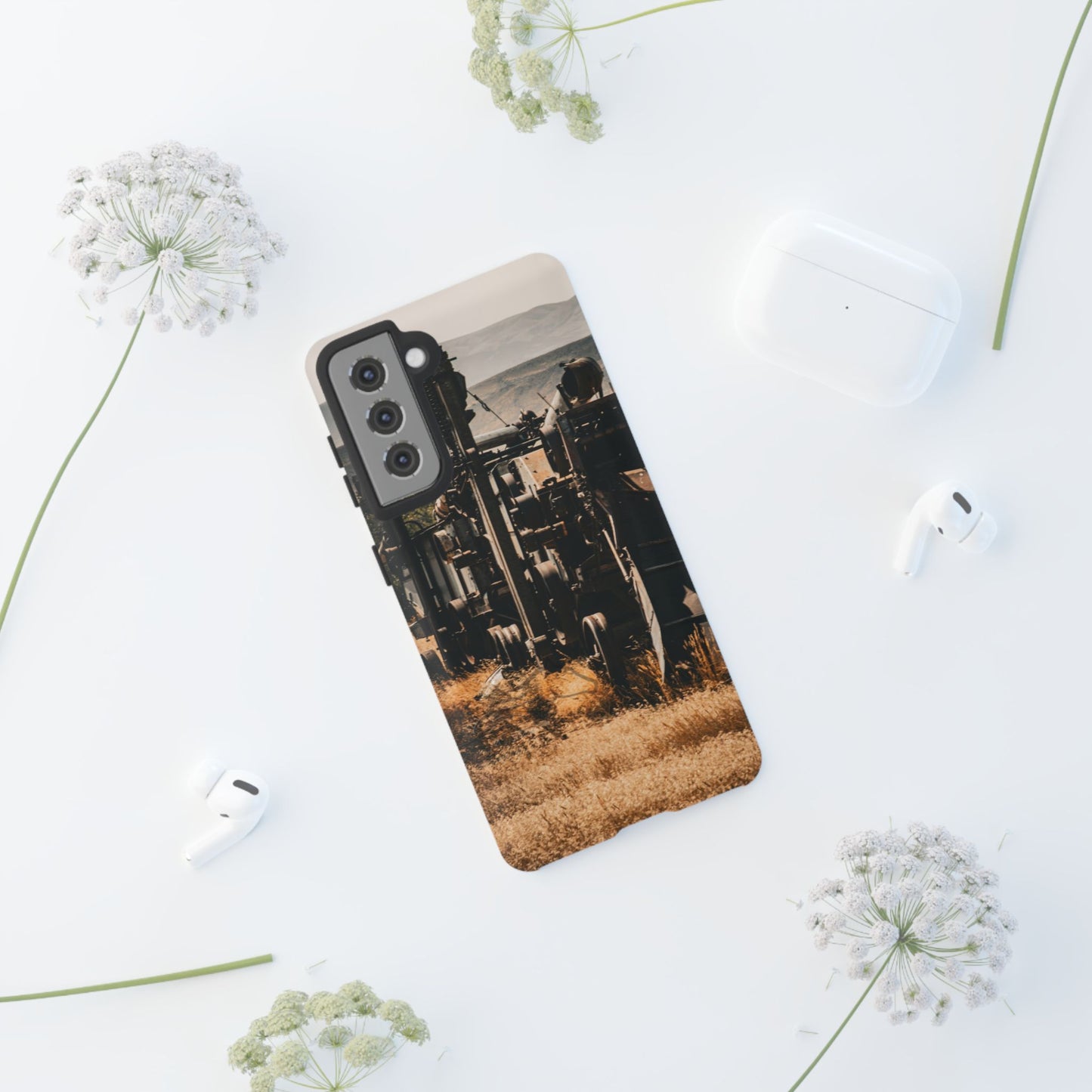 Rustic Farm Equipment Tough Case