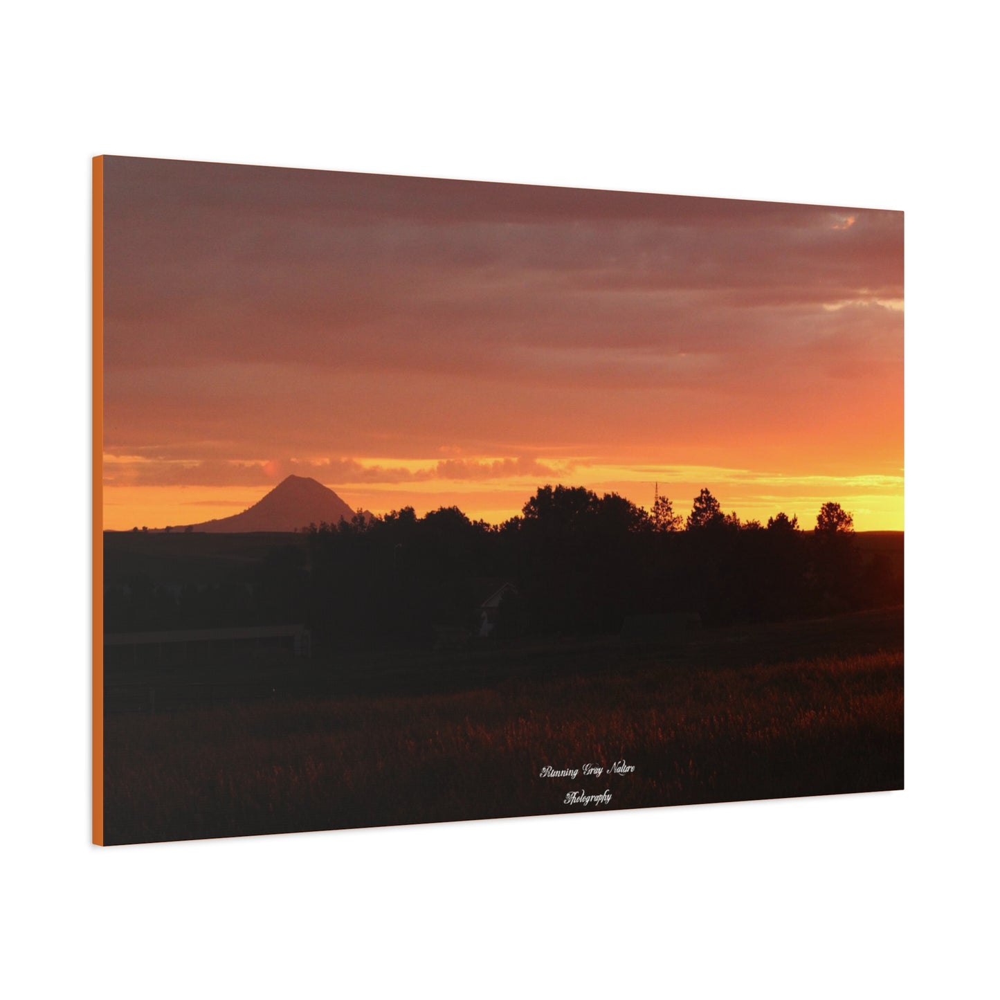 Bear Butte, SD Matte Canvas, Stretched, 1.25"