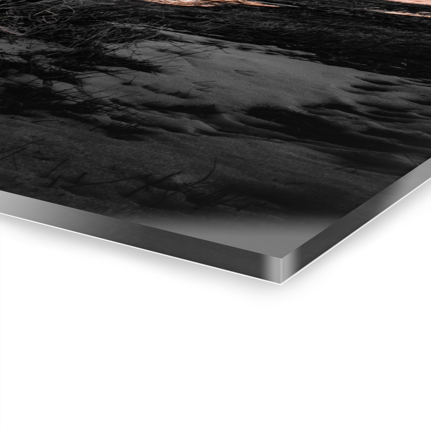 Black and Rusty Farm Equipment Acrylic