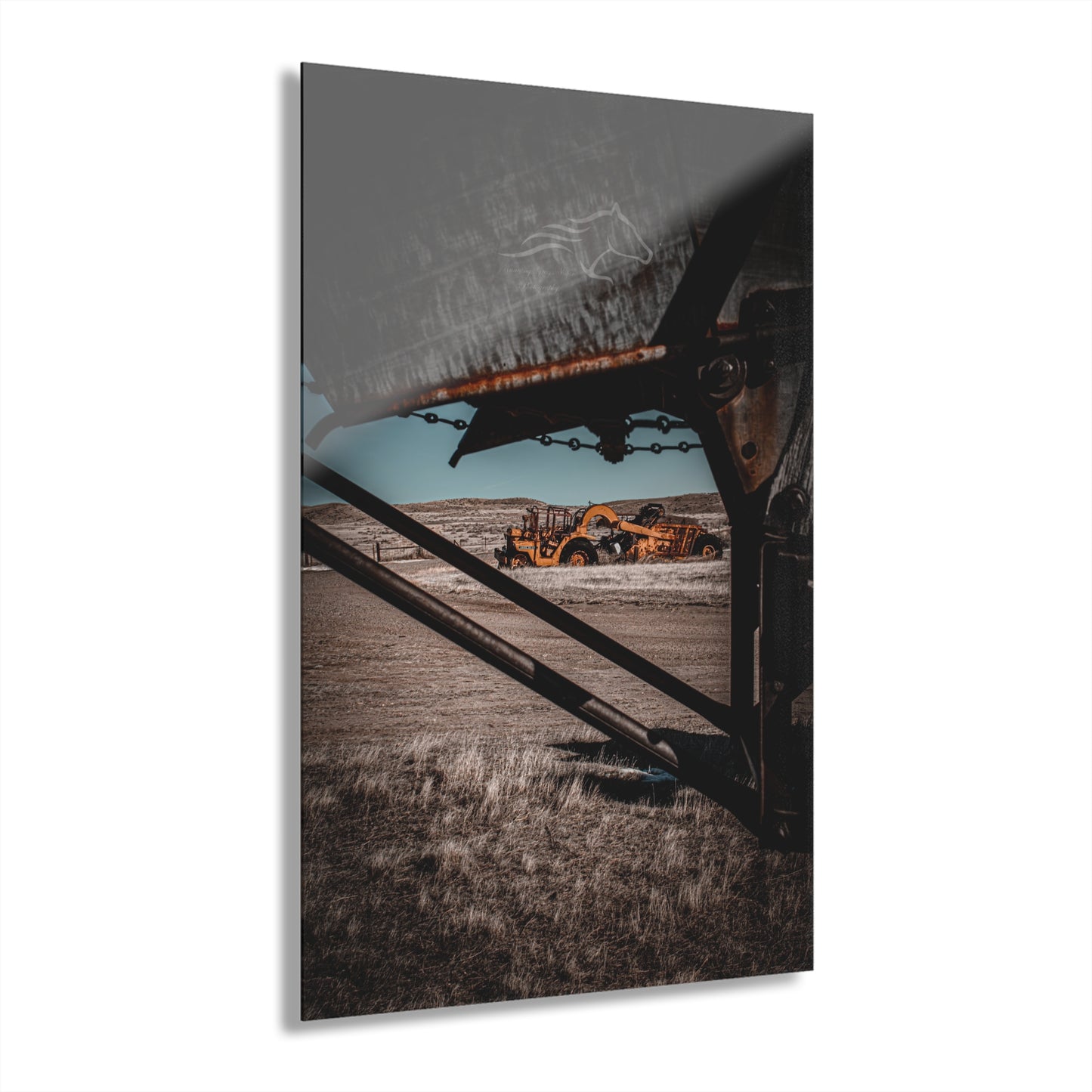 Rustic Yellow John Deer Acrylic