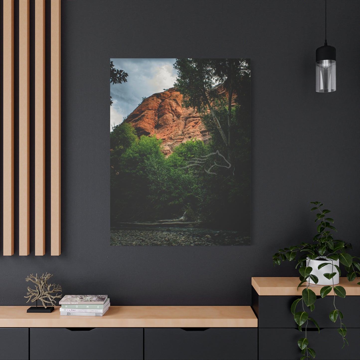 Red Rock Near Ayres Natural Bridge Canvas