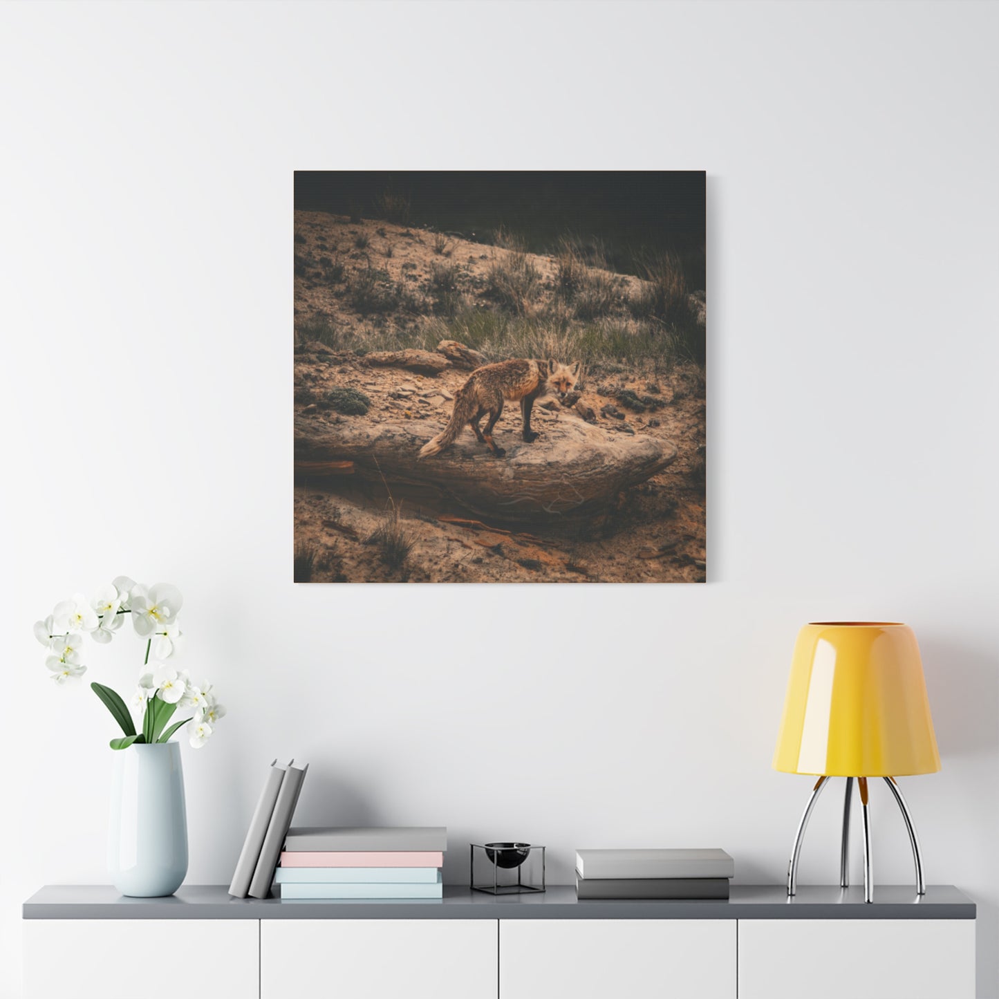 Rustic Fox Canvas