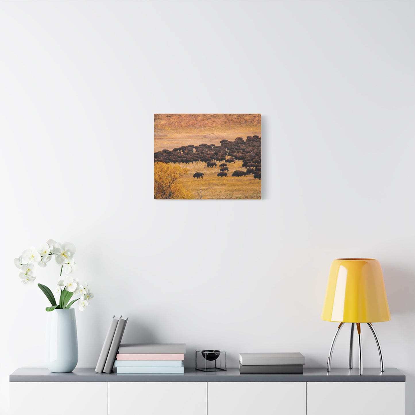 Buffalo all Gathered Canvas