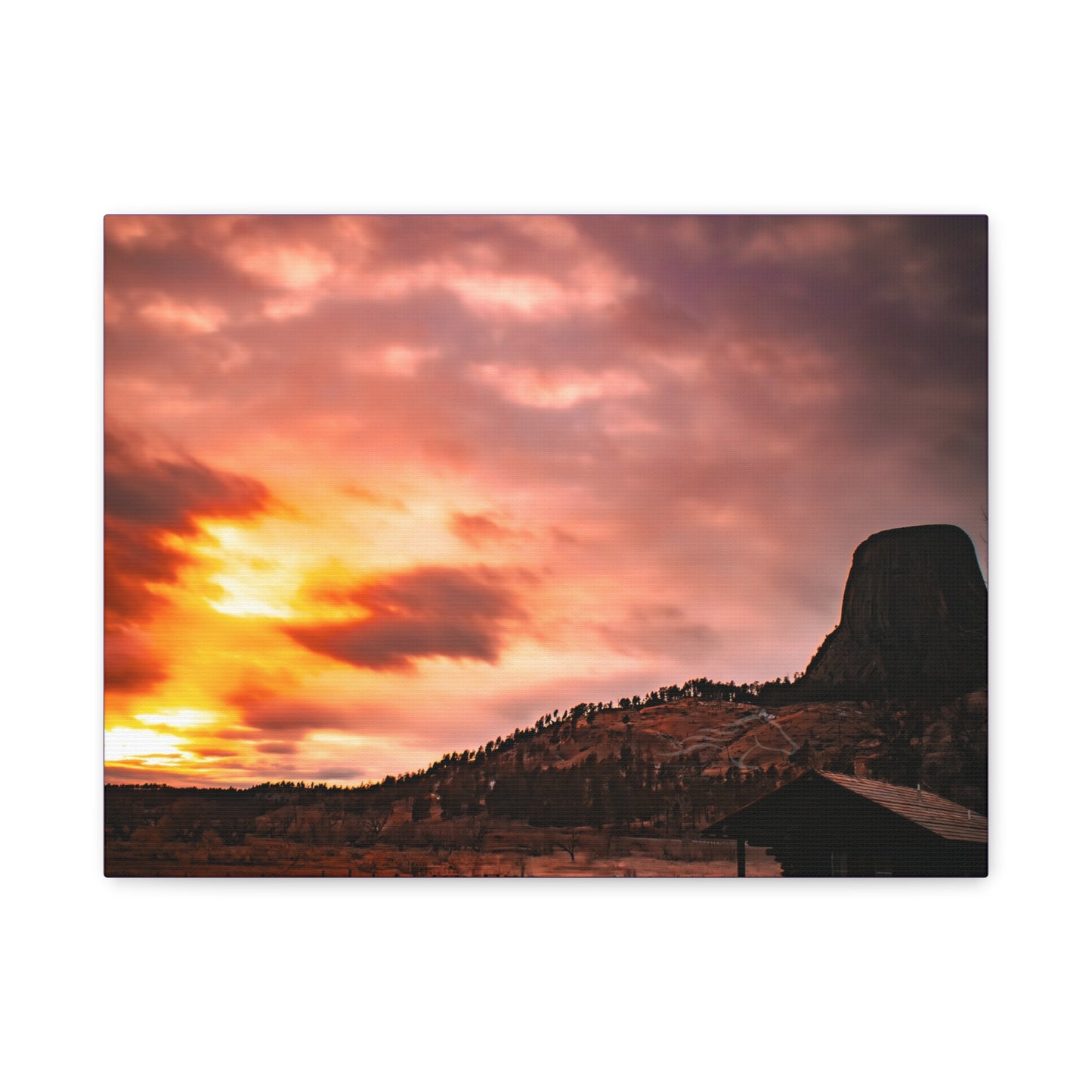 Devils Tower Canvas
