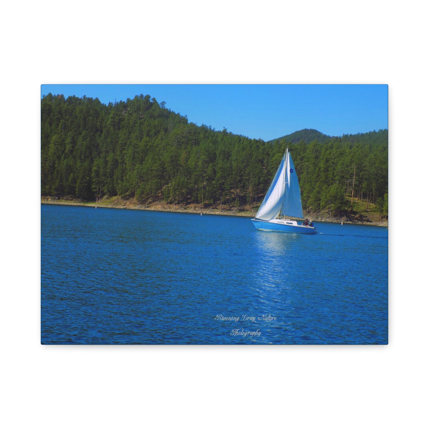 Sailboat Matte Canvas, Stretched, 1.25"