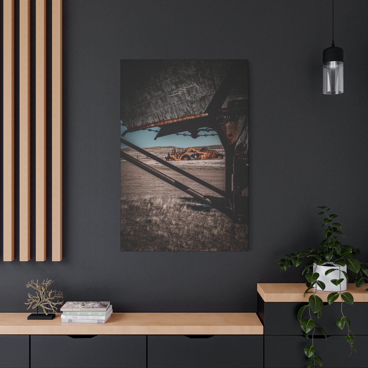 Rustic Yellow John Deer Canvas