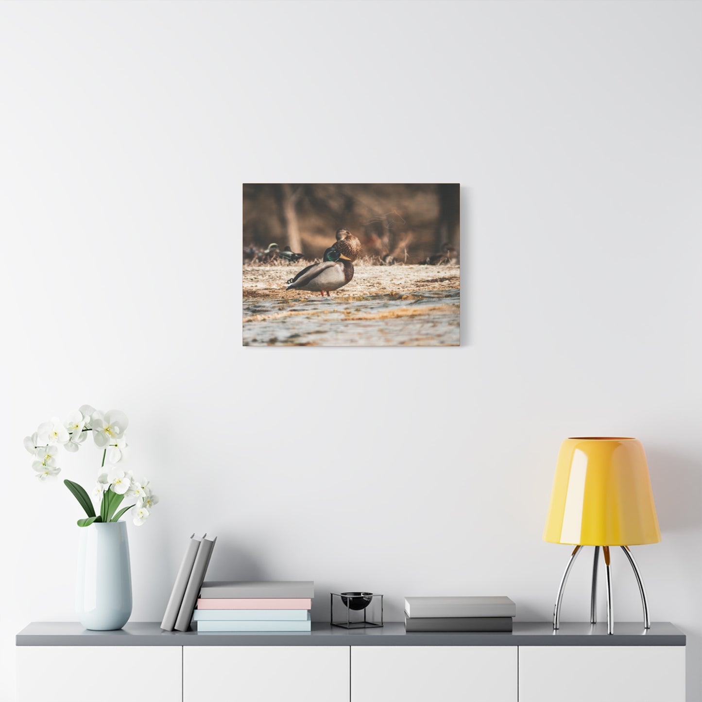 Nature-Inspired Duck Canvas