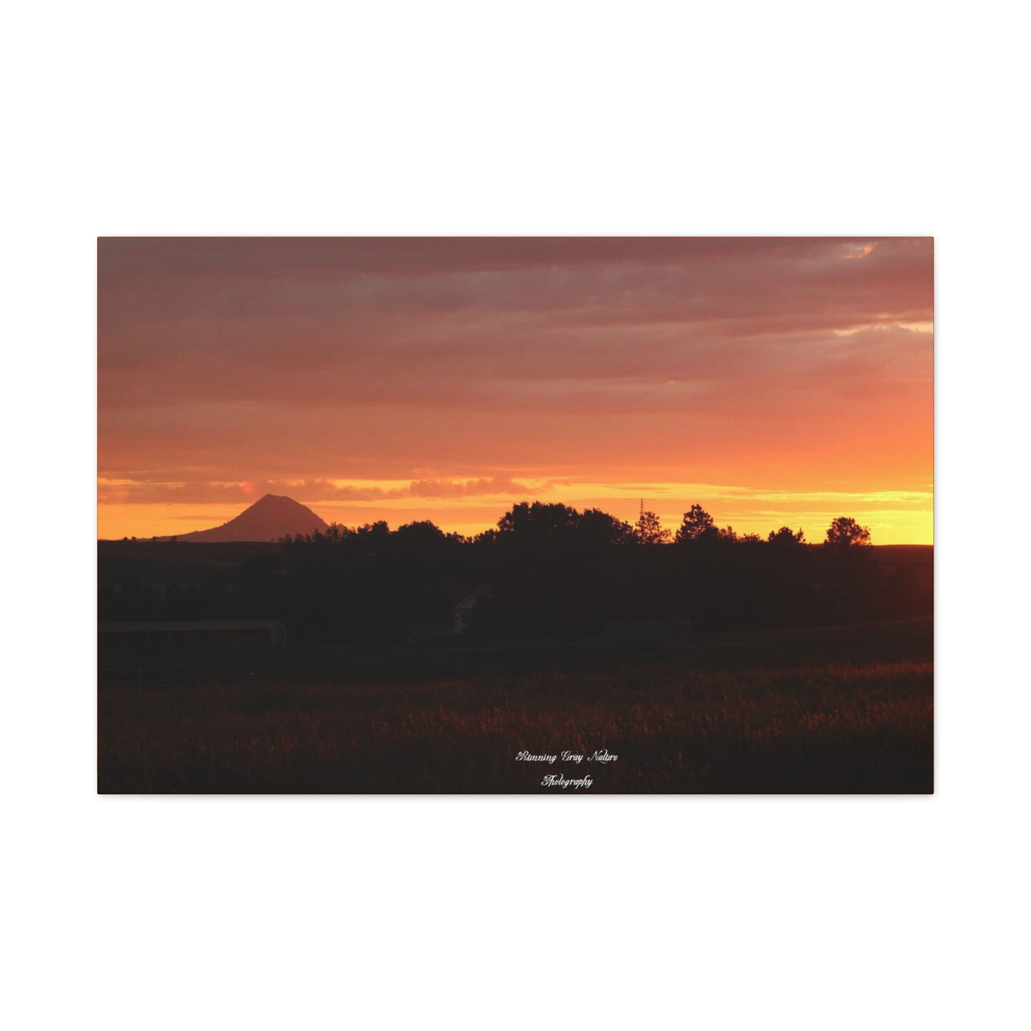 Bear Butte, SD Matte Canvas, Stretched, 1.25"