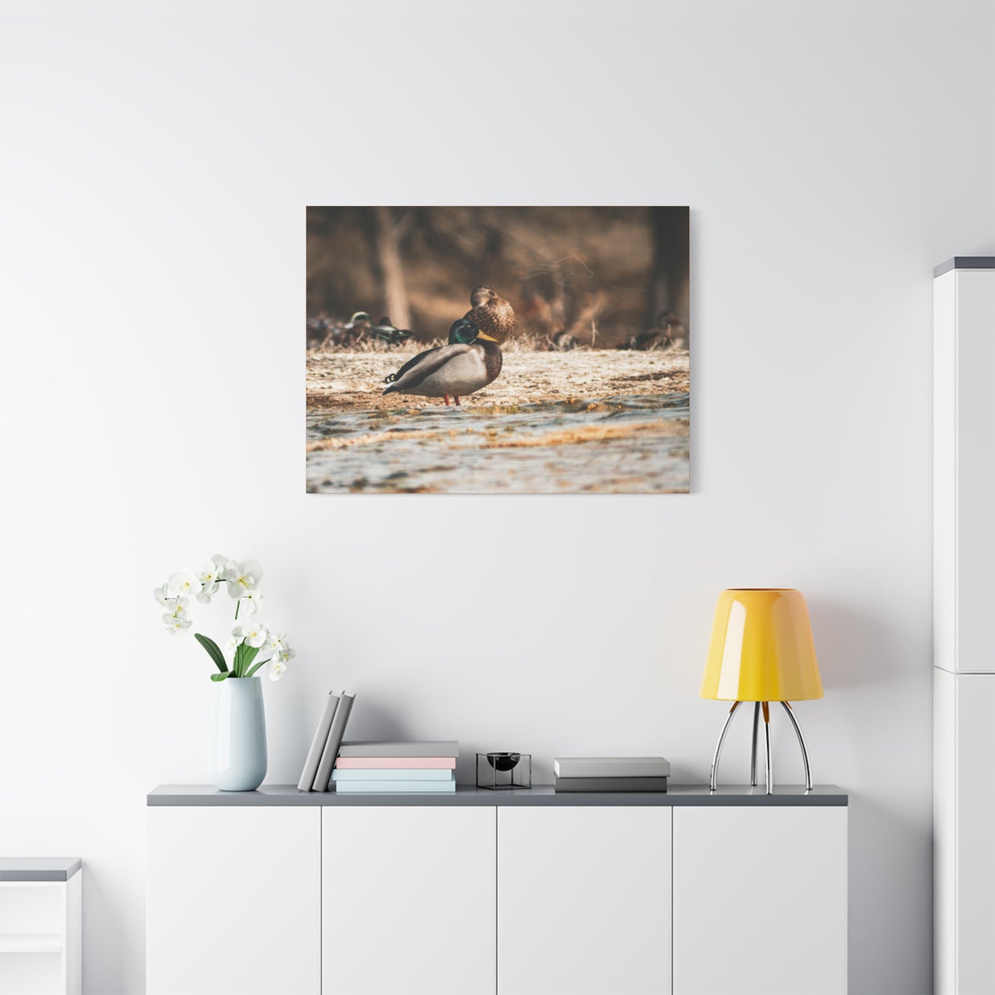 Nature-Inspired Duck Canvas