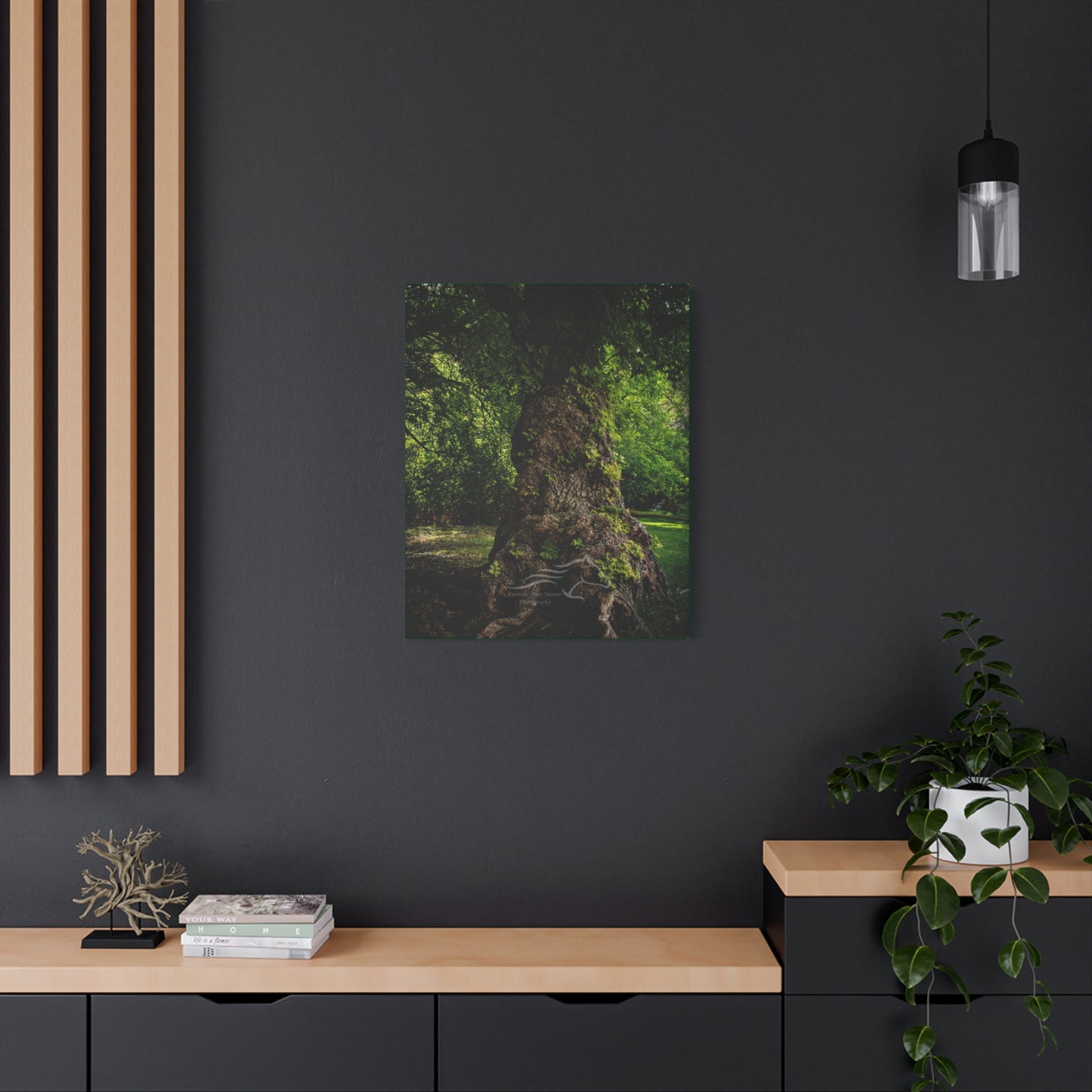 Natural Green Tree Canvas
