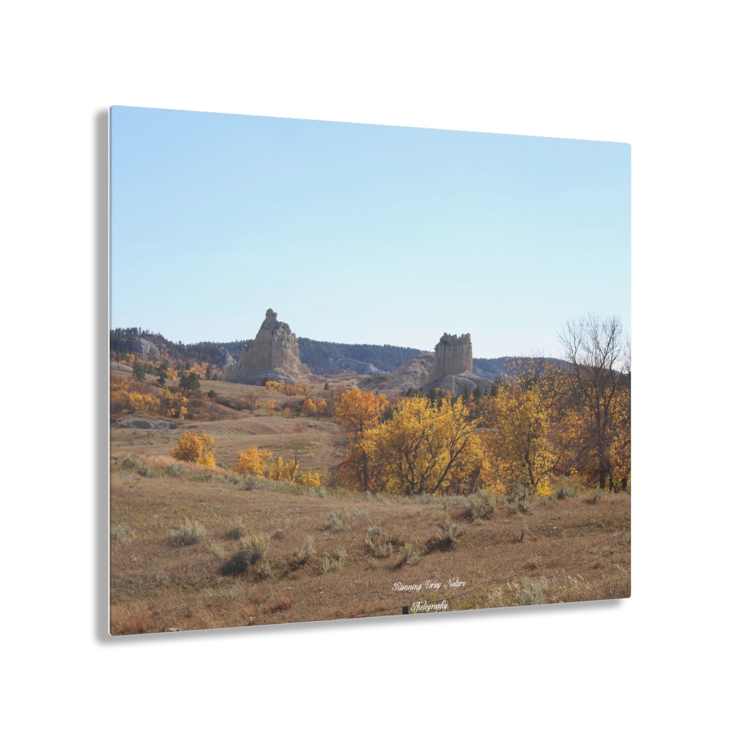 Fall Time near Slim Butte Acrylic Prints