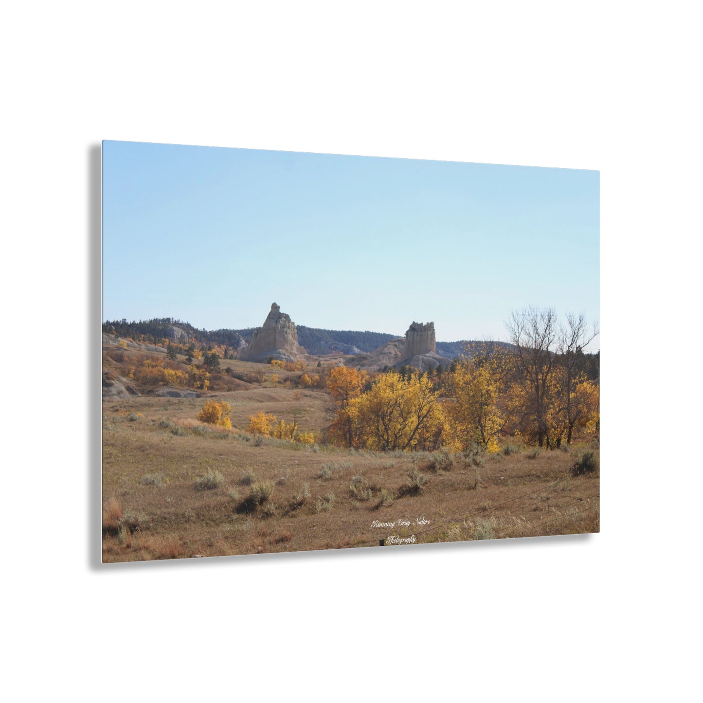 Fall Time near Slim Butte Acrylic Prints