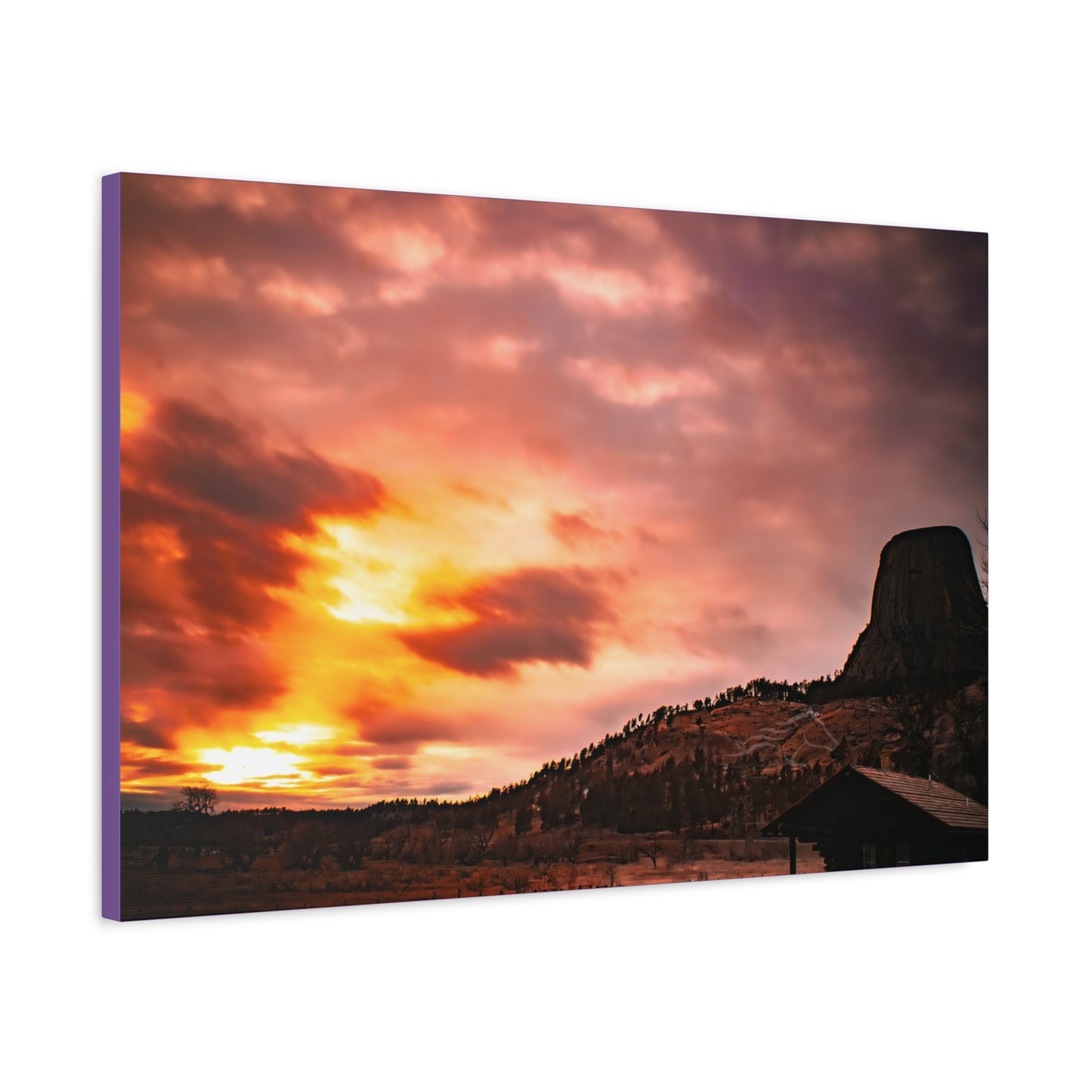 Devils Tower Canvas