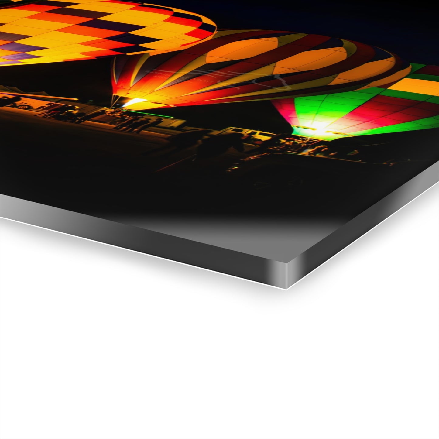 Four Colorful Hot Air Balloons Acrylic