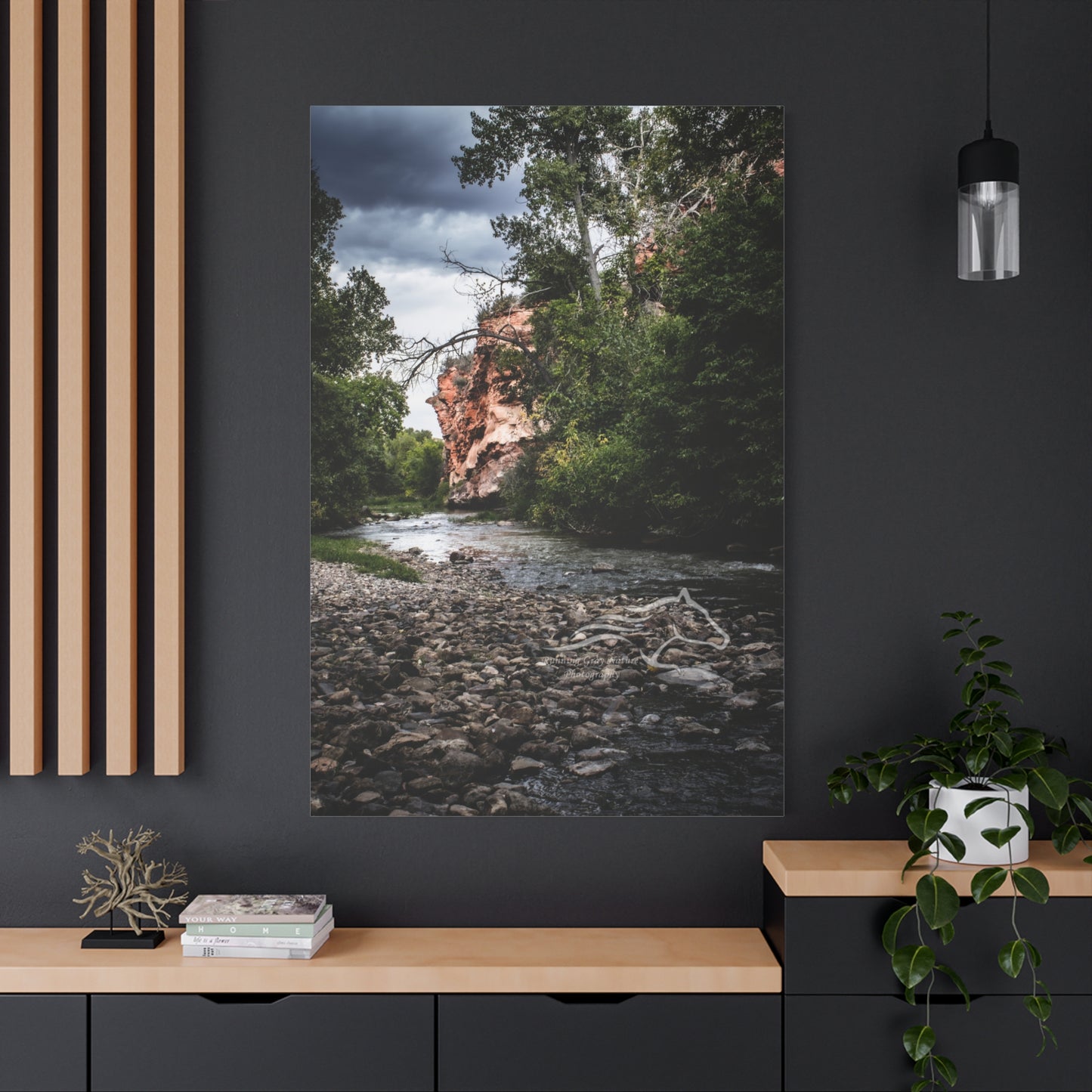 Storm Cloudes near Ayres Natural Bridge Canvas