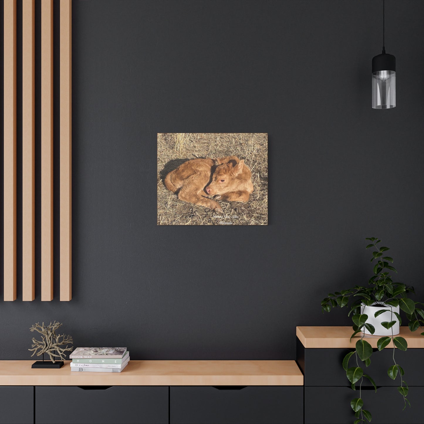 Baby Calf Matte Canvas, Stretched, 1.25"