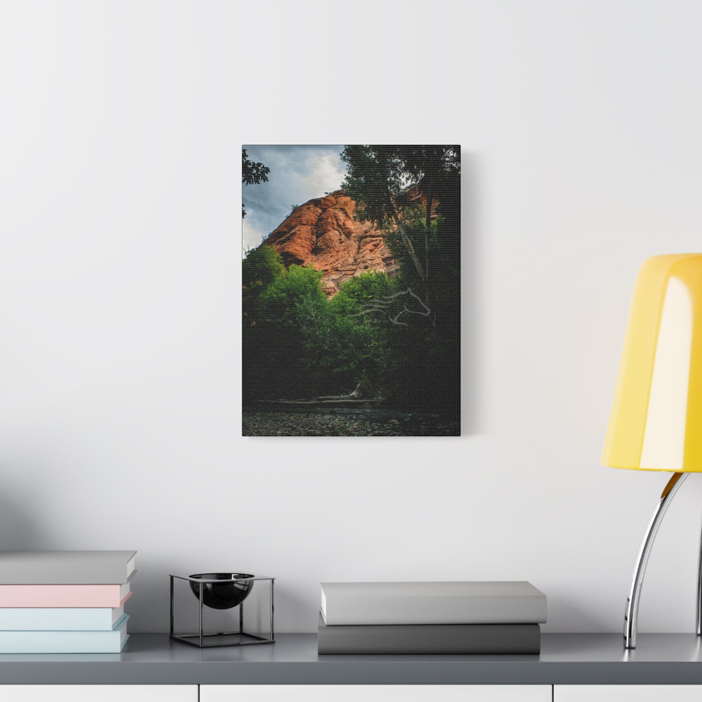 Red Rock Near Ayres Natural Bridge Canvas