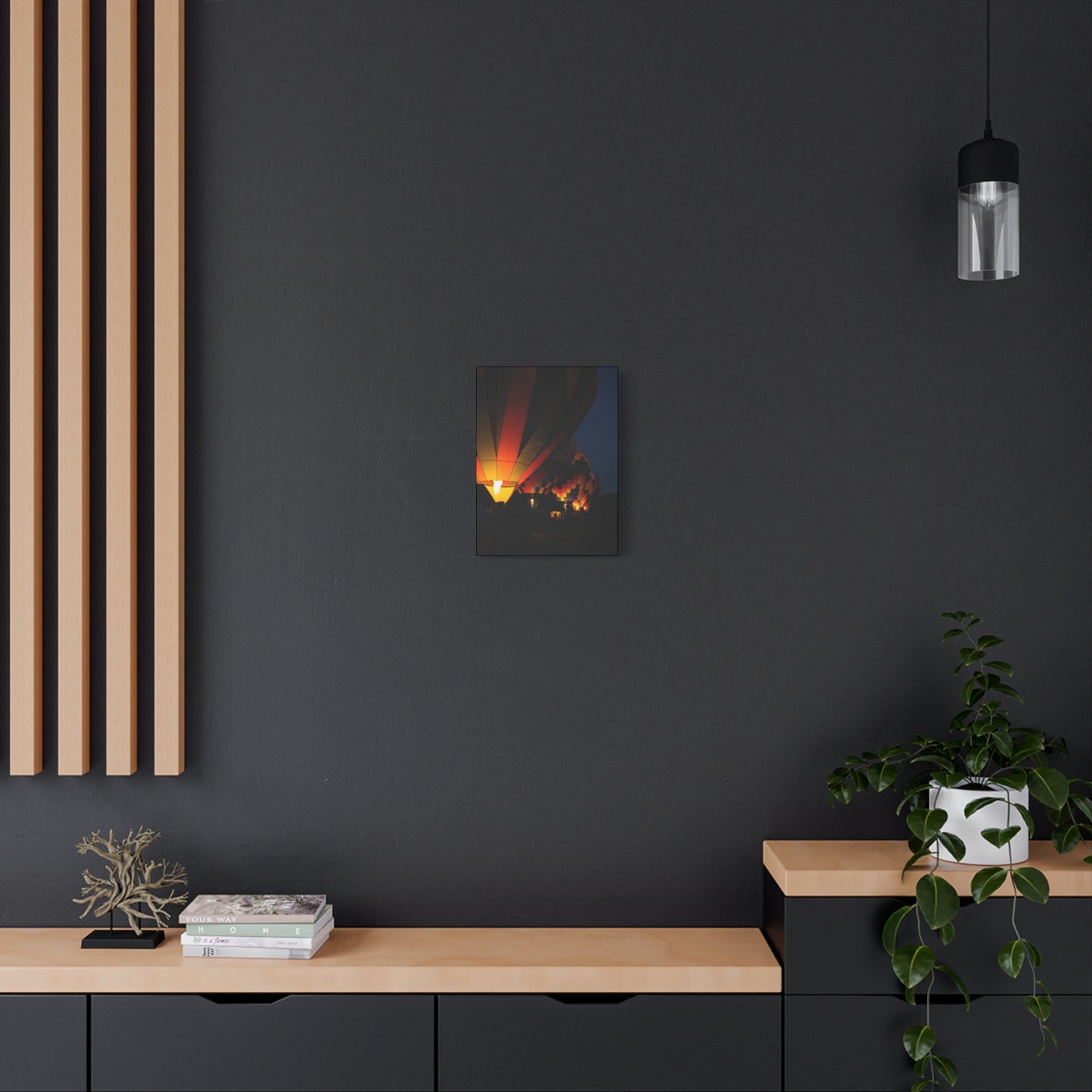 Vibrant Hot Air Balloon Canvas