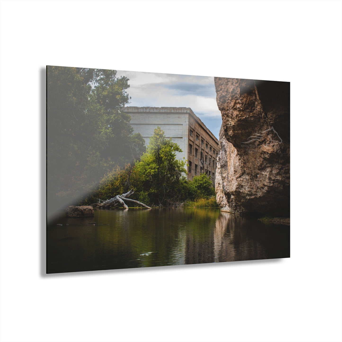 Rustic Ayres Natural Bridge Building Acrylic