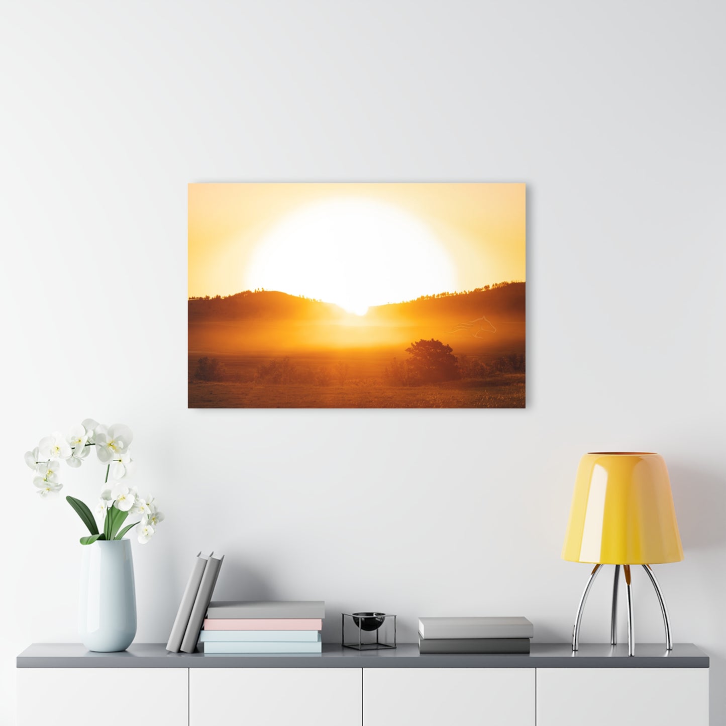 Buffalo Round Up Sunrise Acrylic