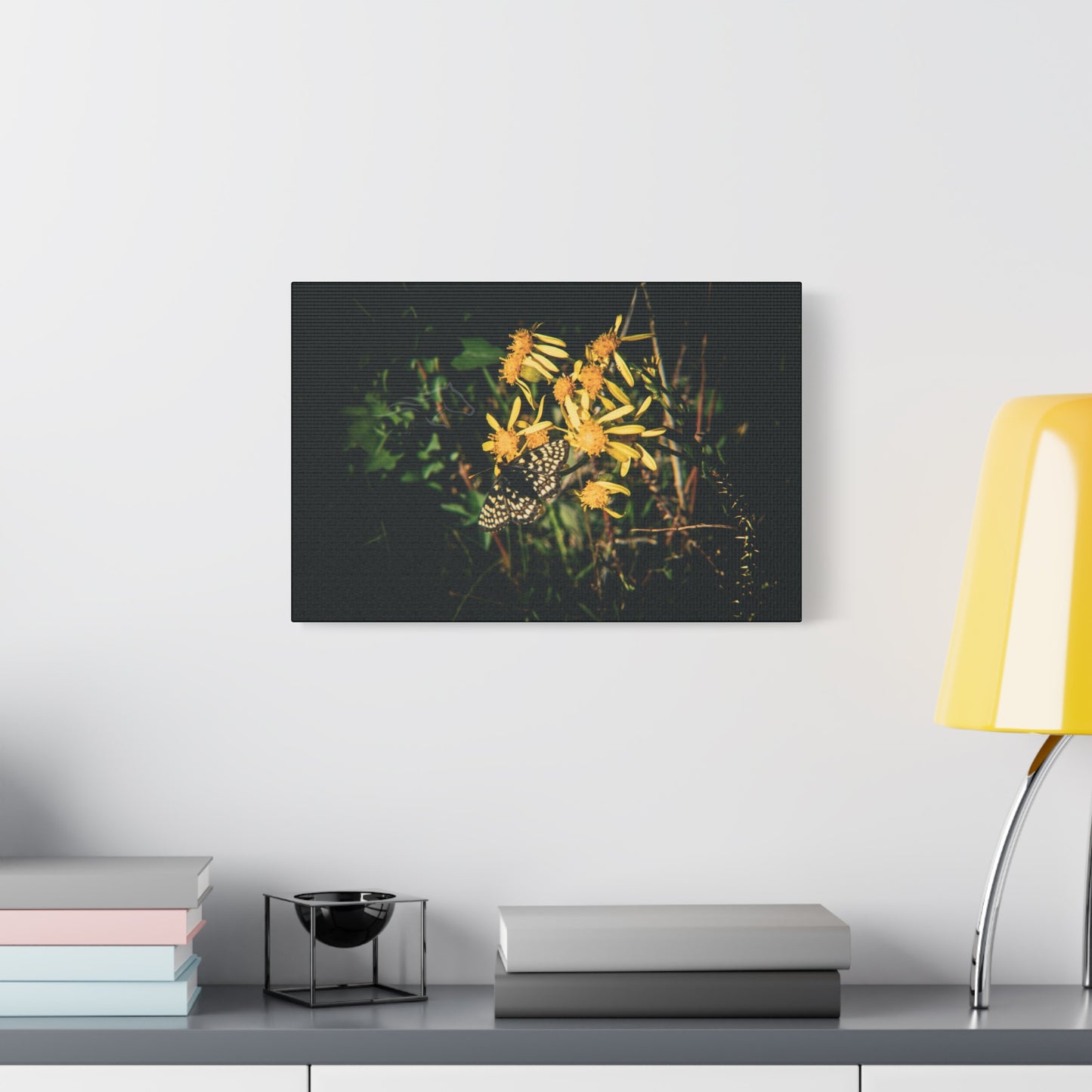 Checkerspot Butterfly Canvas