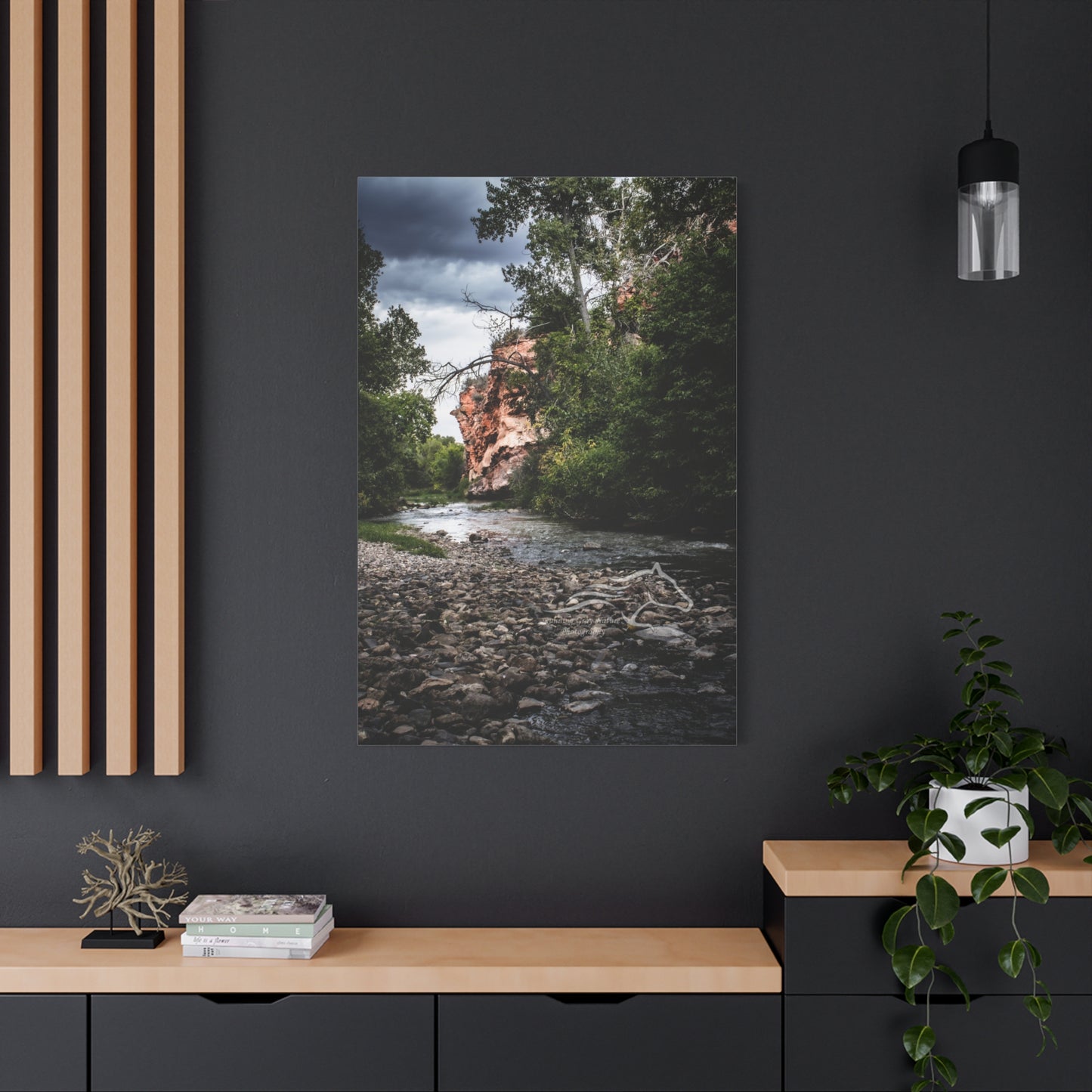 Storm Cloudes near Ayres Natural Bridge Canvas