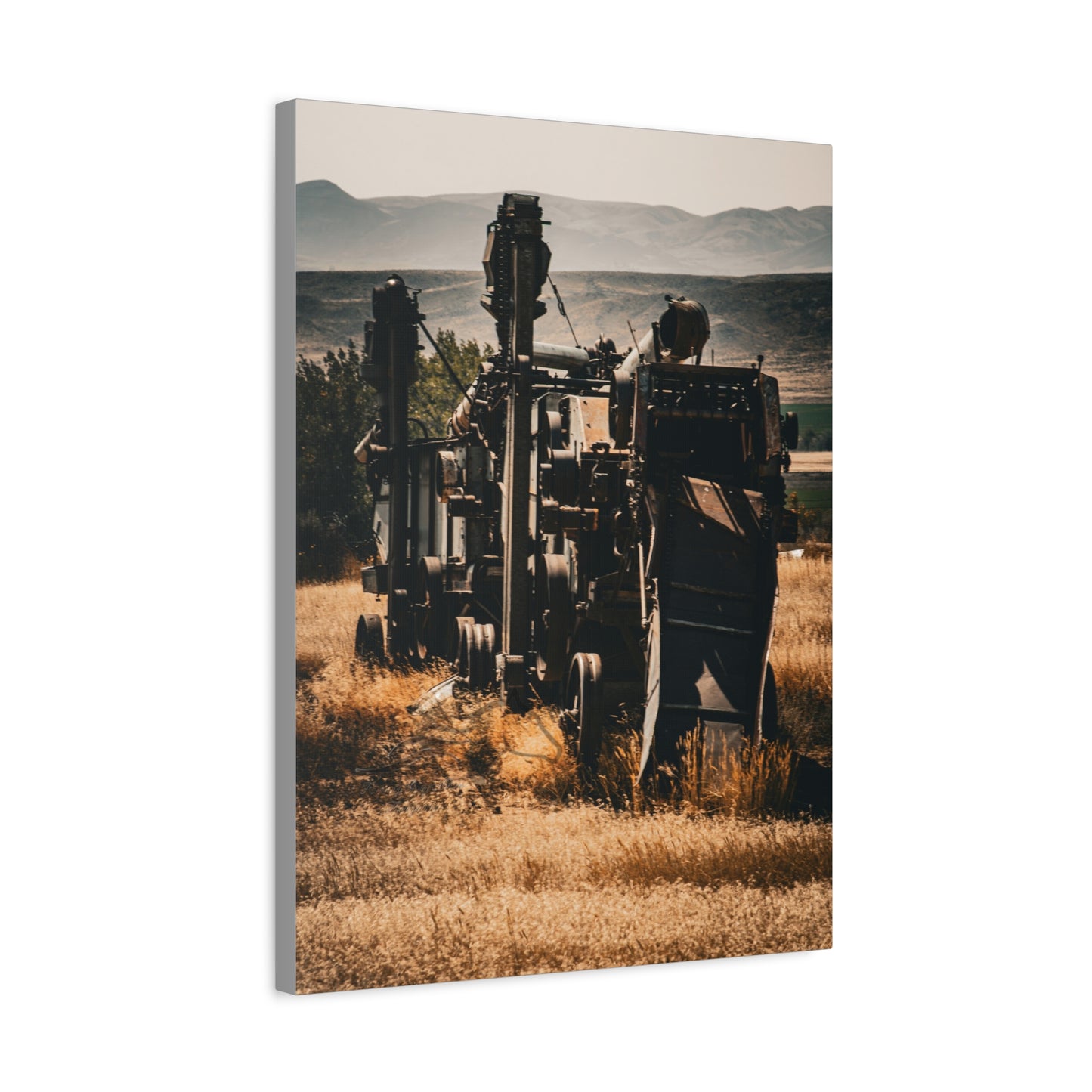 Rustic Farm Equipment Canvas