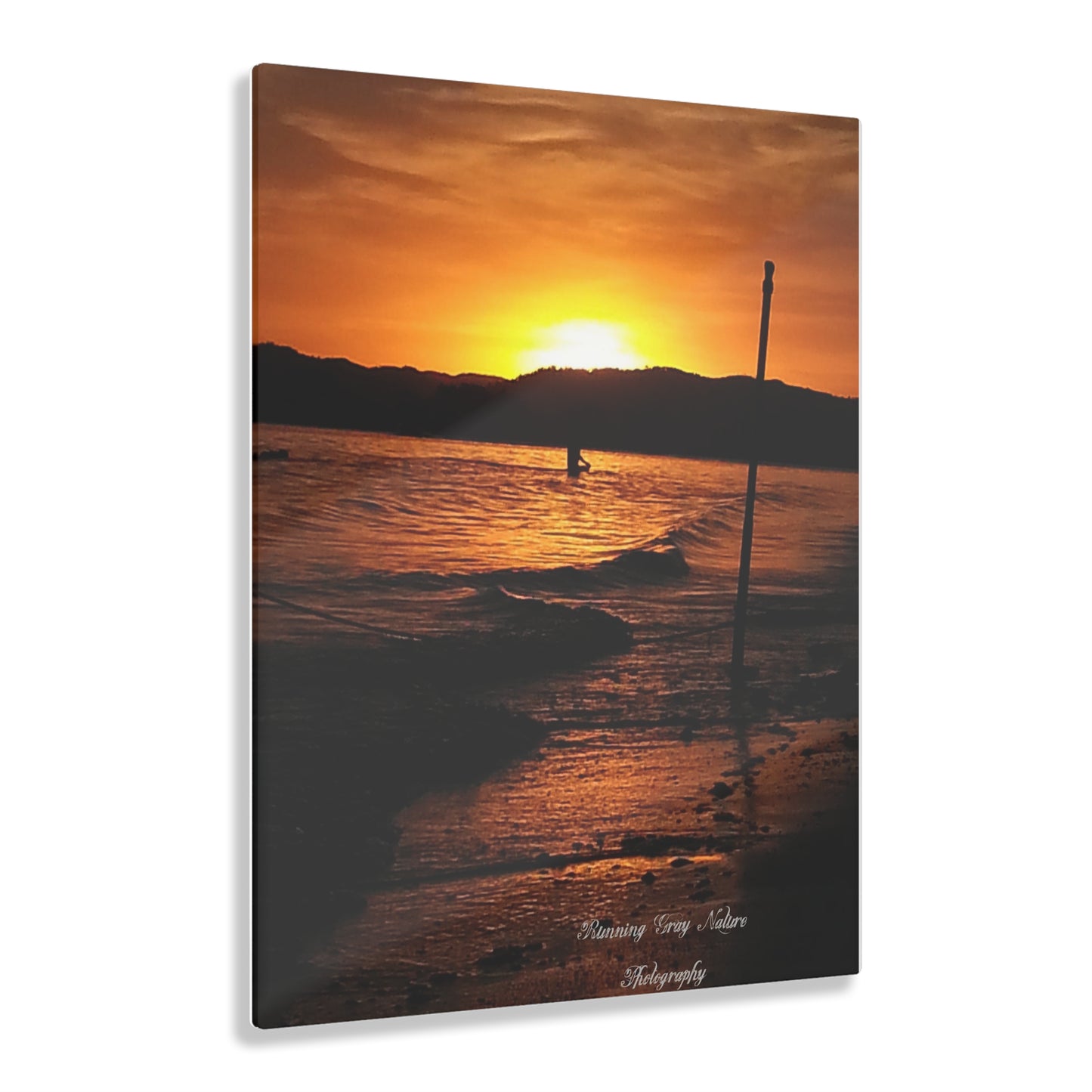 Nothing but Orange Sunset Acrylic Prints