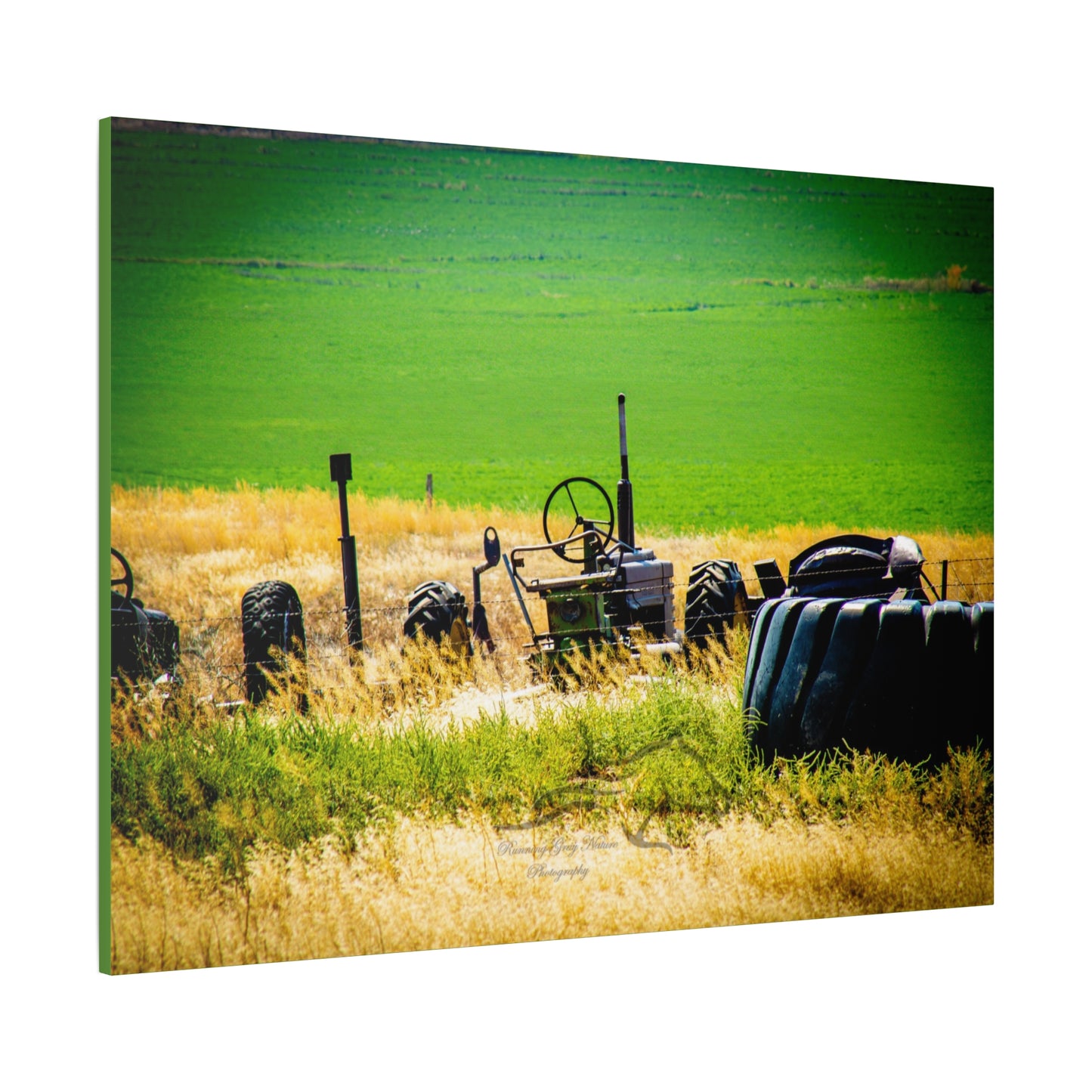 Rustic Tractor Canvas